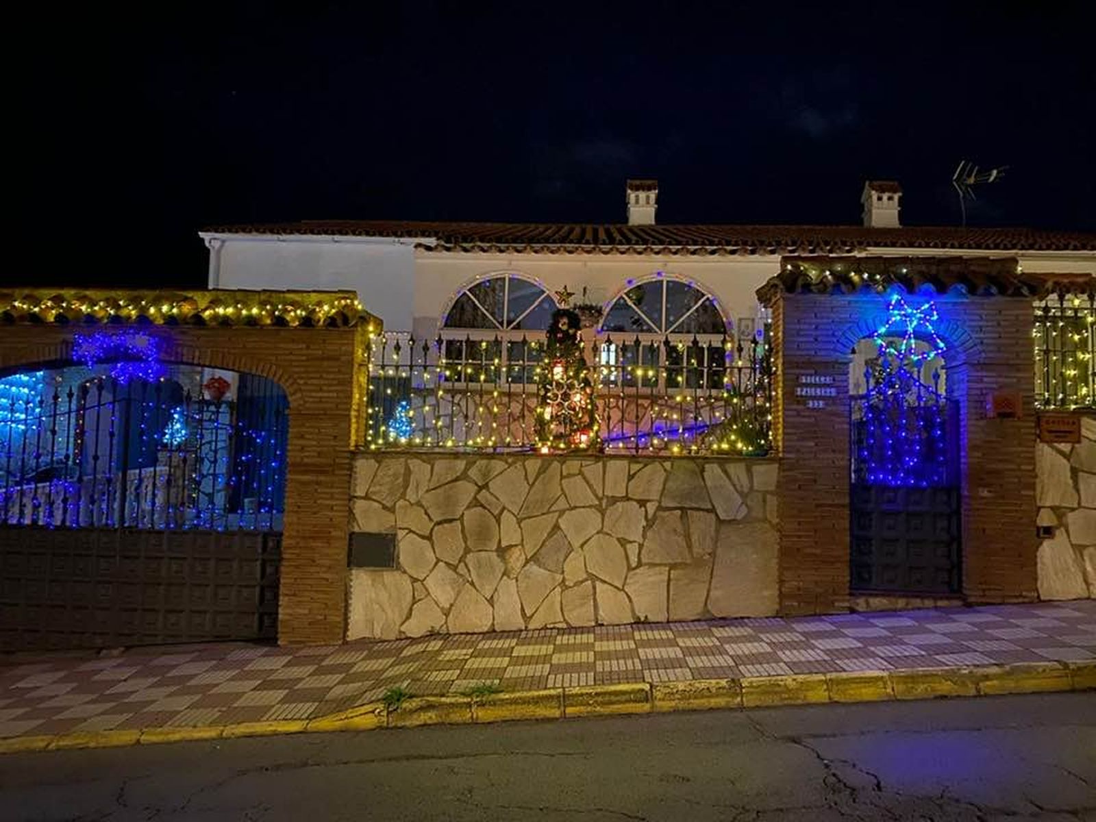 Villa Paulina, la casa mejor decorada de Los Barrios en Navidad