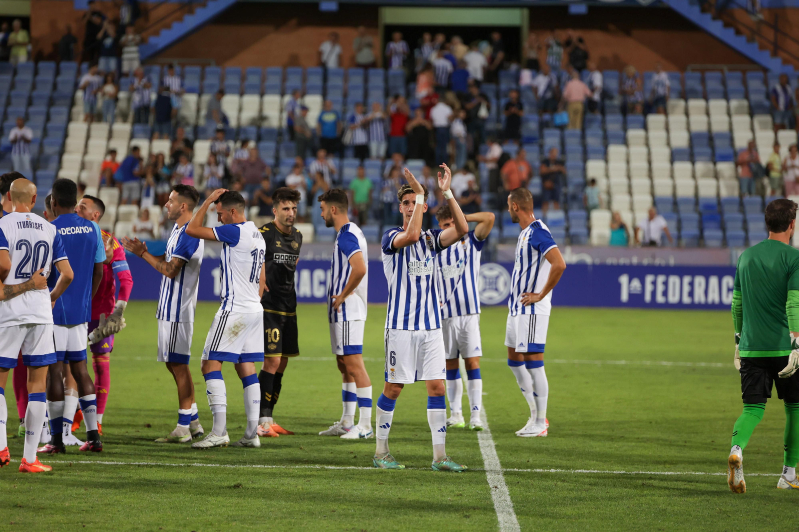 Las imágenes del partido entre el Recreativo de Huelva y el Intercity