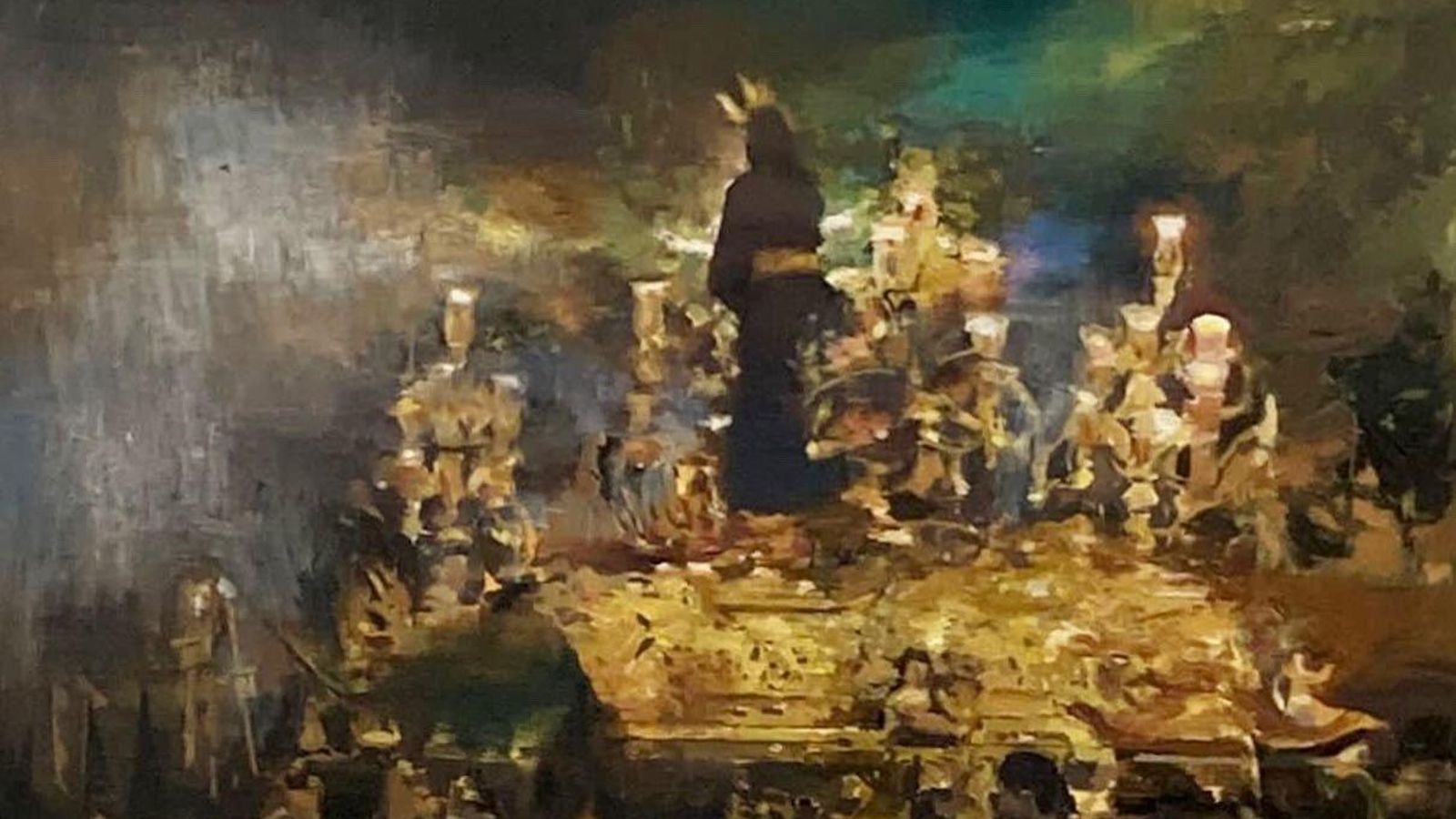 El Señor Cautivo de la Hermandad de Santa Genoveva.