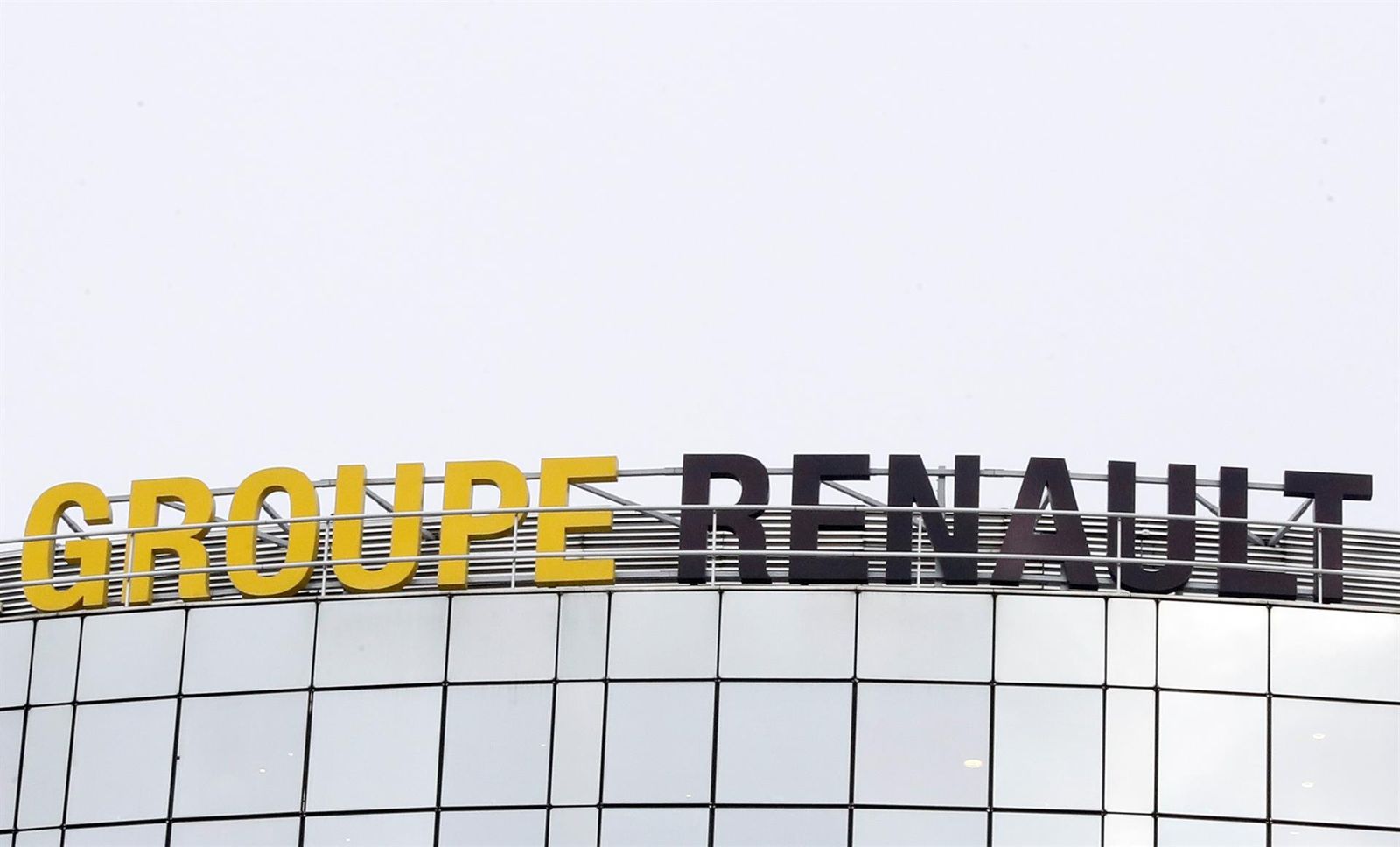 Vista del logotipo del grupo Renault.