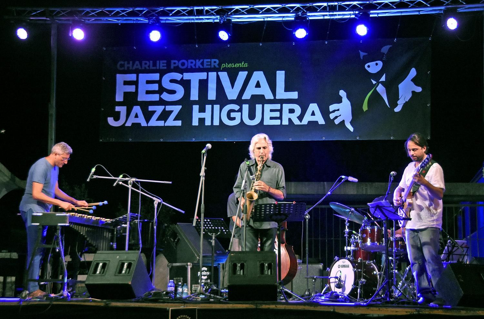 Actuación de una de las agrupaciones musicales en el escenario de una edición pasada de este festival.