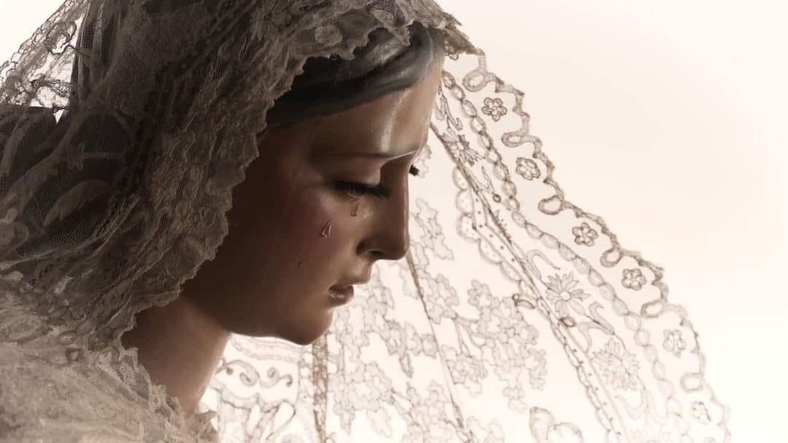 El inconfundible perfil de la Virgen de las Angustias