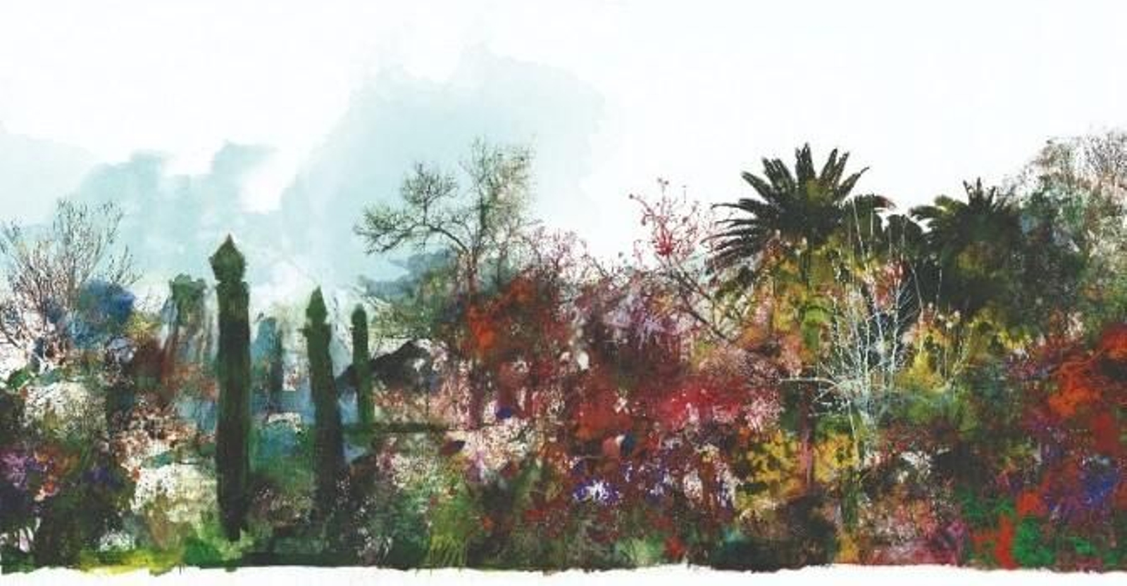 Cuadro que acompaña al cartel de la exposición.