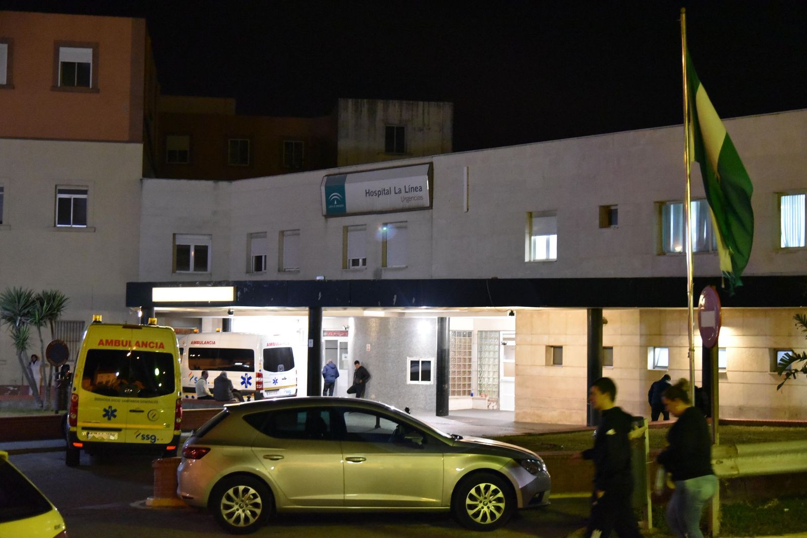 El antiguo hospital de La Línea en el que se produjeron los hechos.