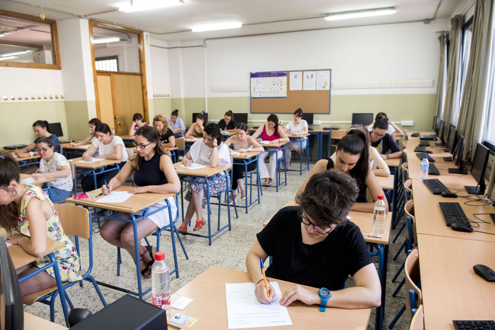 Imagen de archivo de una convocatoria de oposiciones.