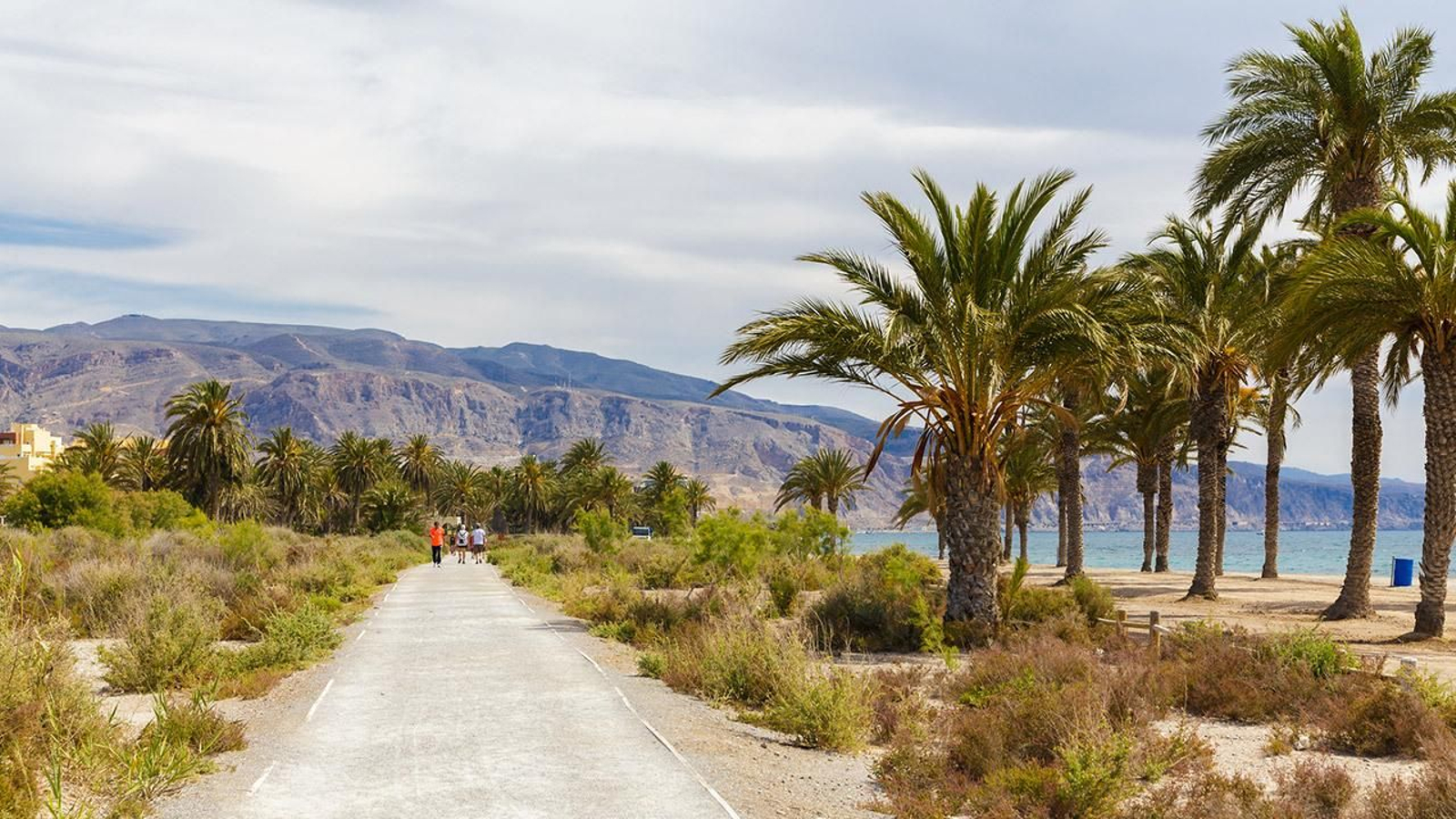 Playa La Ventilla, en Roquetas de Mar