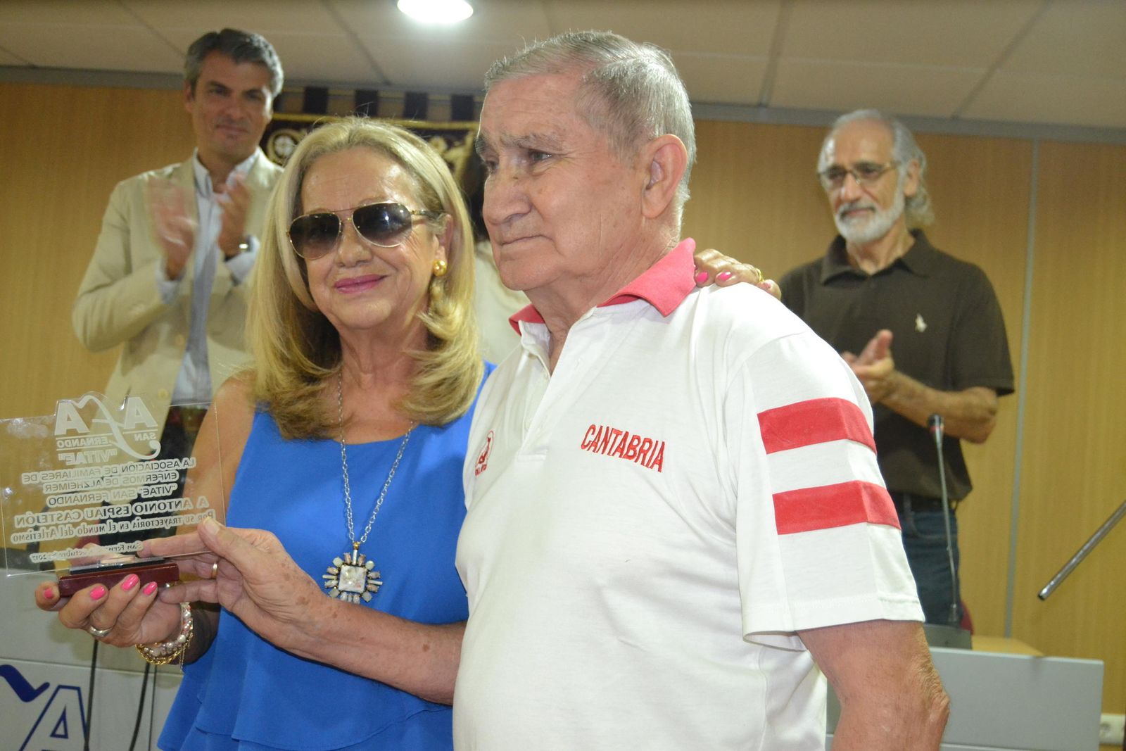 Homenaje de Afa Vitae a Antonio Espiau.