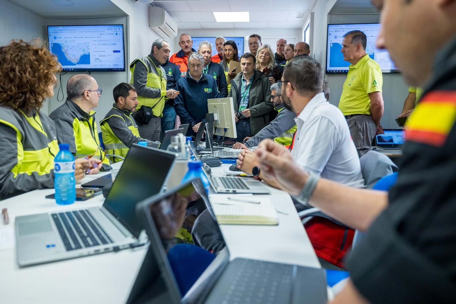 Todas las imágenes del simulacro de tsunami en Cádiz