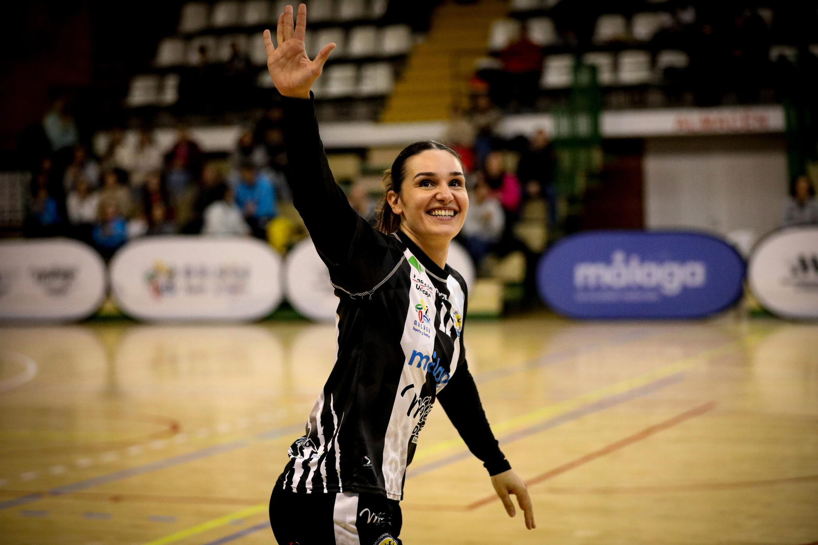 Sara Bravo, en acción.