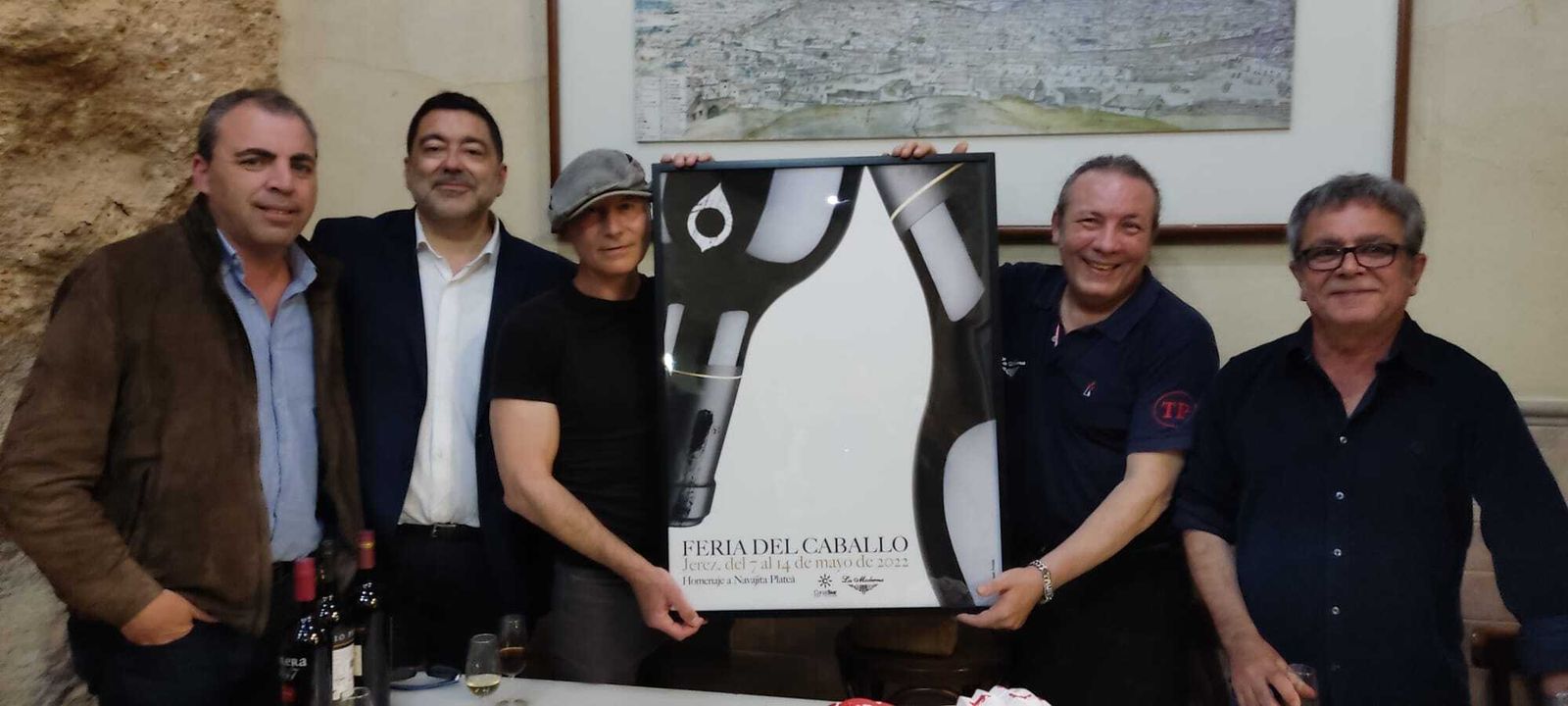 Javier Bocanegra, Javier Benítez, Fernando Pinteño, Alfonso Pacheco y Juan Ángel González de la Calle.