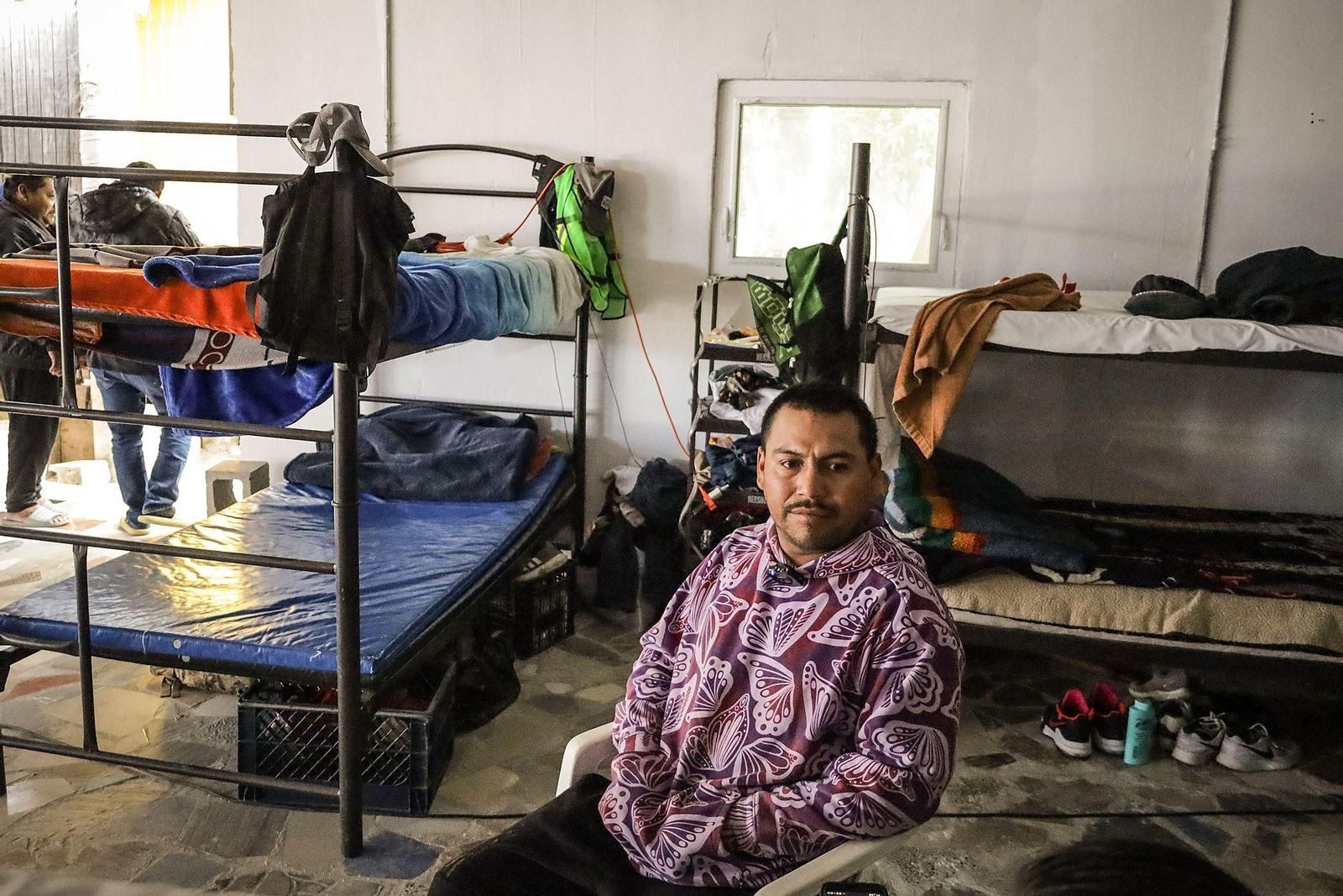 Javier, migrante originario de Honduras, en la ciudad de Tijuana (México). Javier, migrante originario de Honduras, en la ciudad de Tijuana (México).