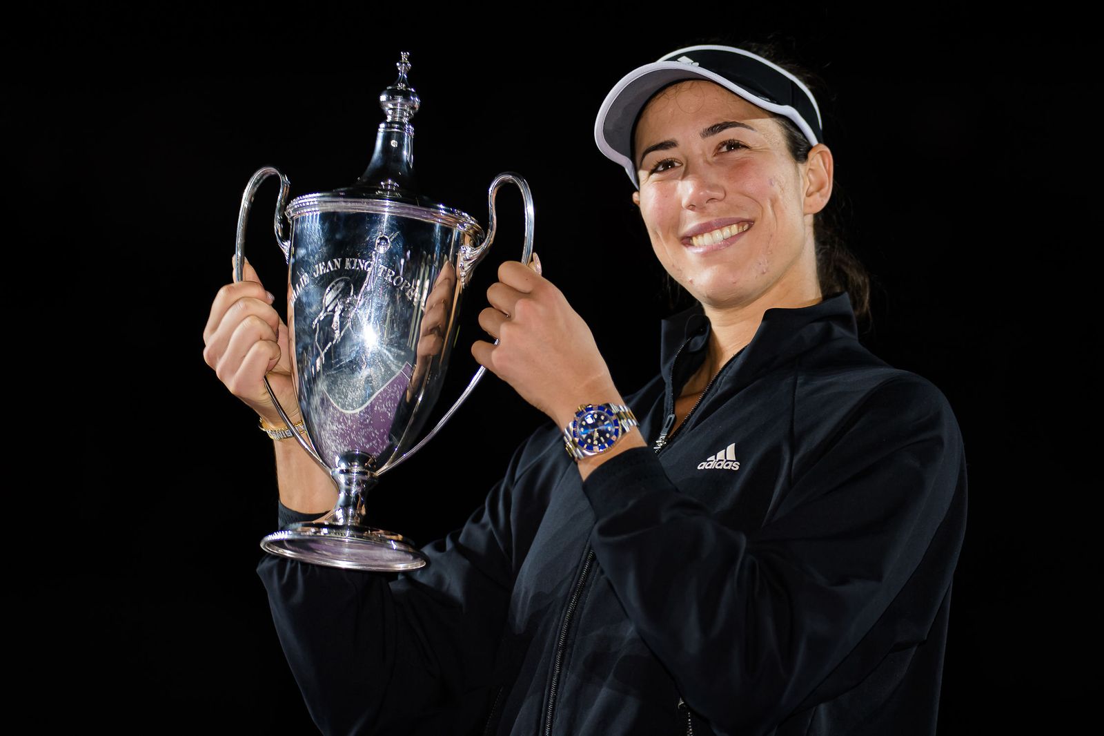 La celebración de Muguruza como 'maestra' del tenis