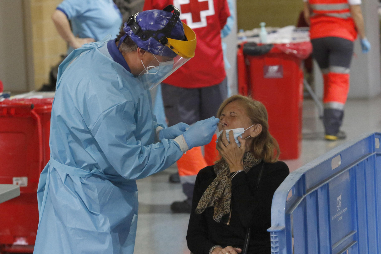 Las fotos del cribado en Vista Alegre