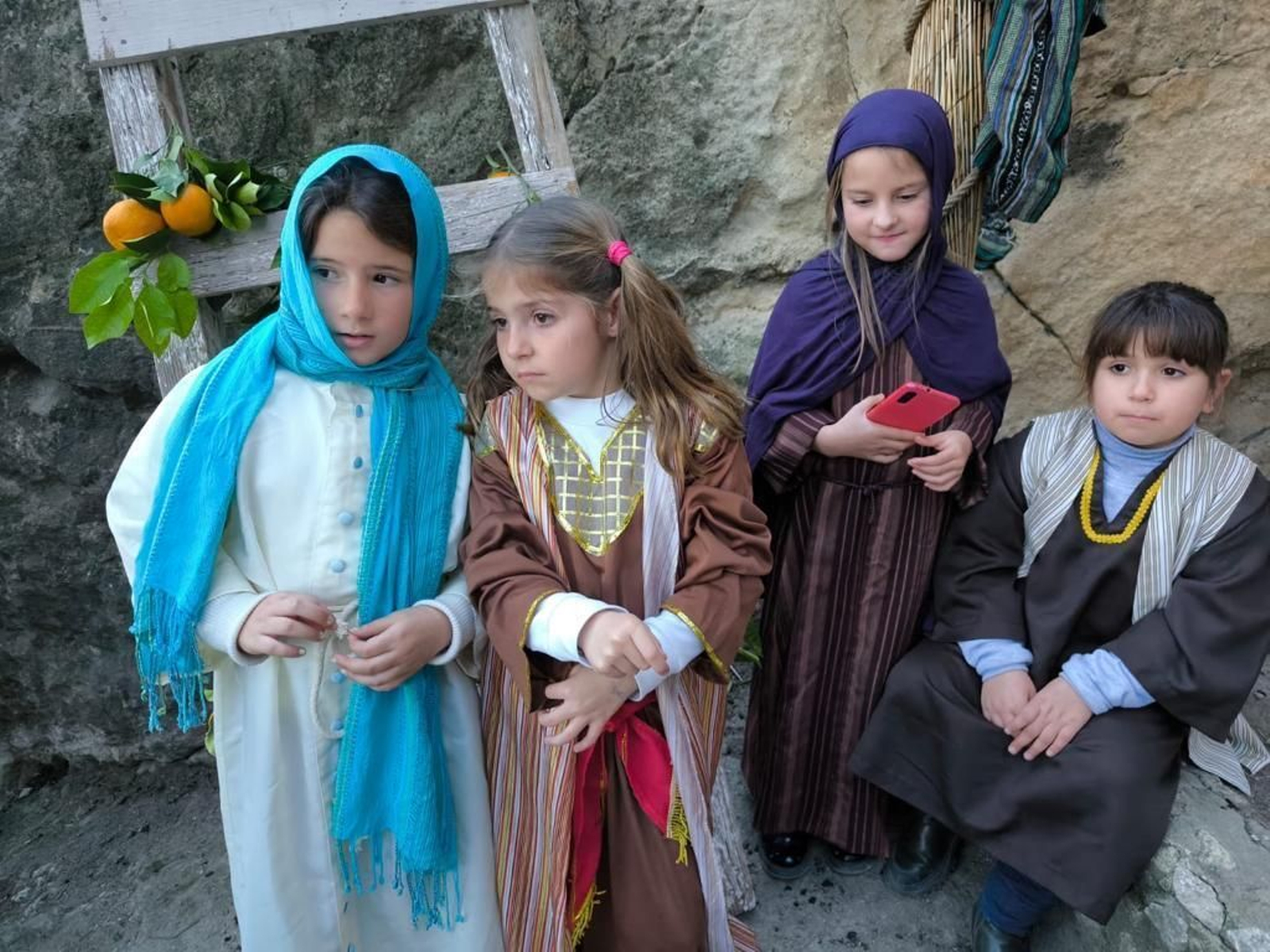 Las imágenes del belén viviente de Espera