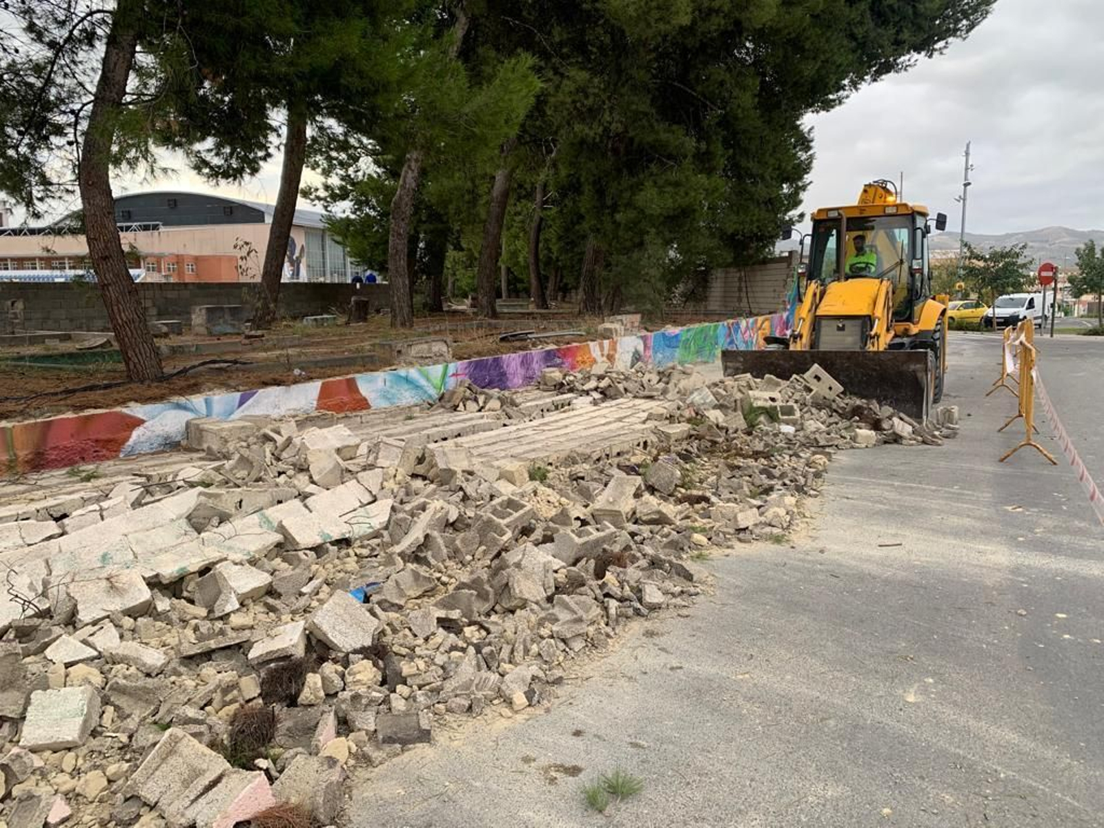 BAENA Las imágenes del paso de la borrasca Bernard por los pueblos de la provincia de Córdoba