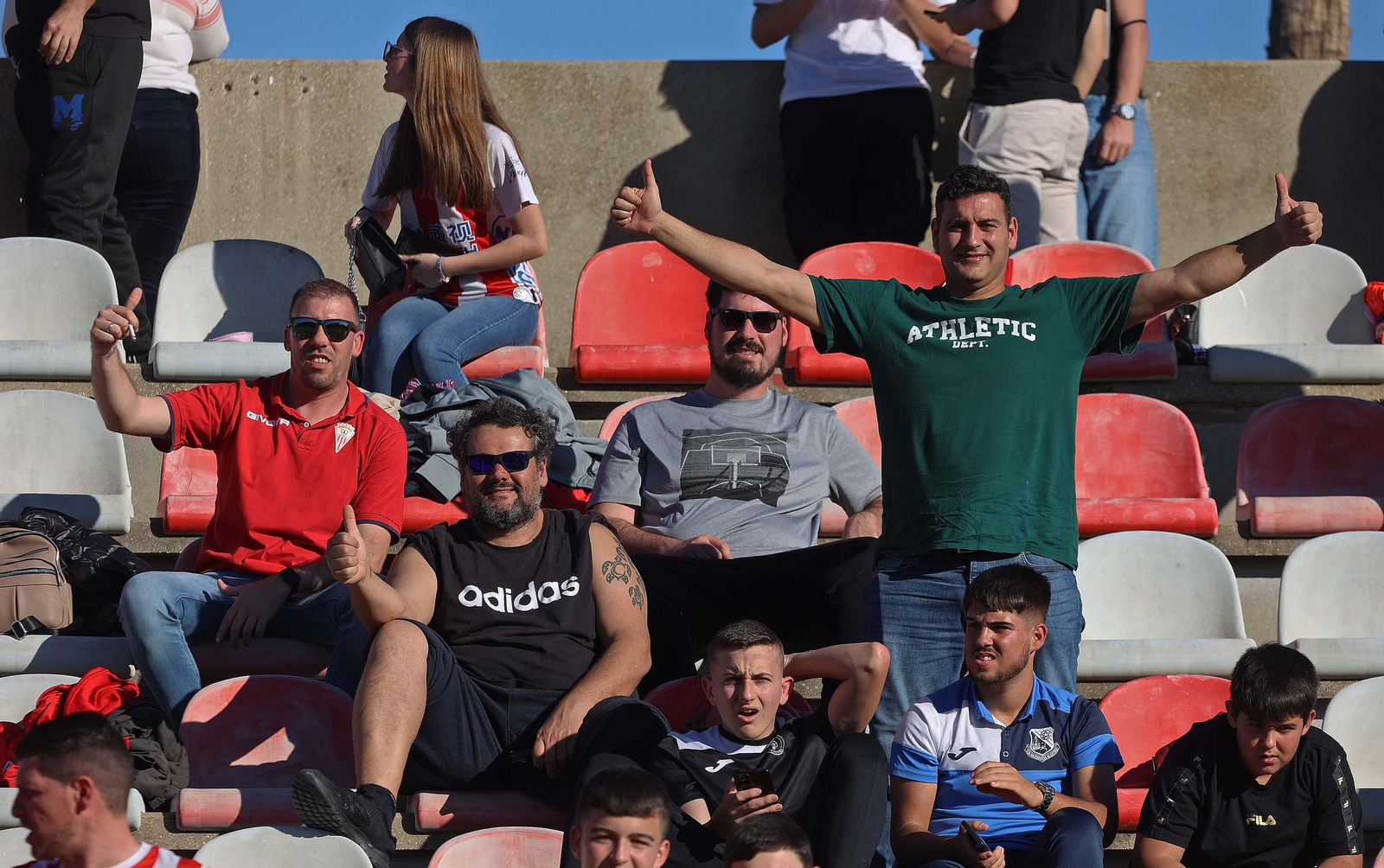 Búscate en el Nuevo Mirador durante el Algeciras - Real Madrid Castilla de Primera Federación