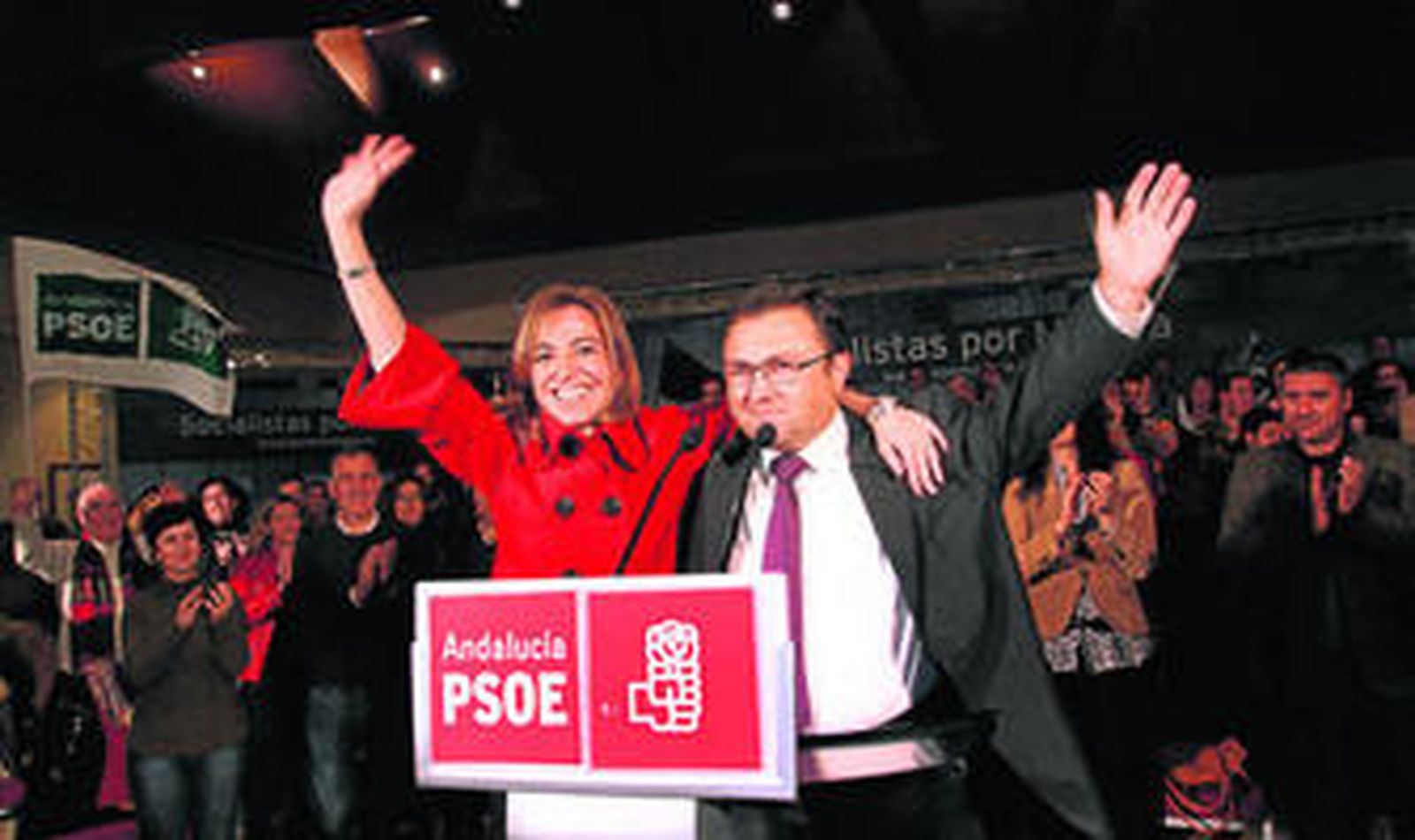 Chacón y Heredia. ayer, en el encuentro mantenido en el hotel Monte Málaga de la capital.