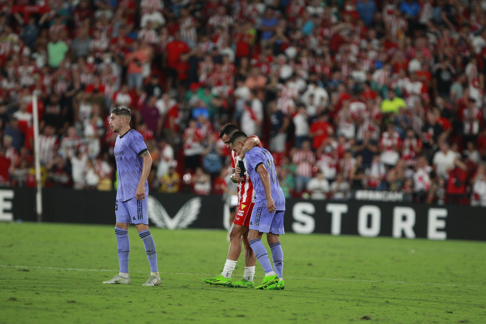 Imágenes del partido U.D. Almería-Real Madrid C.F. de la Liga Santander