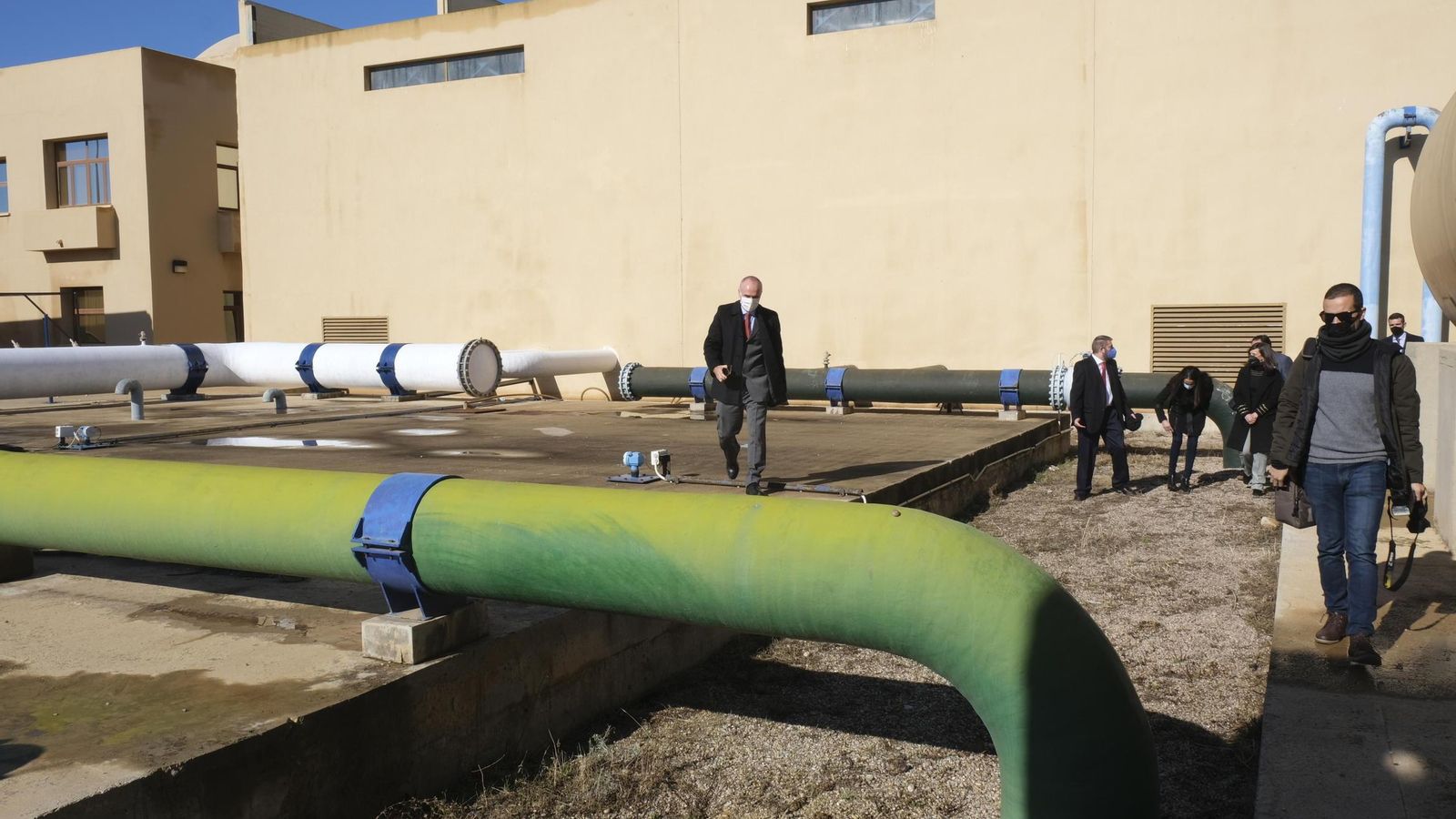 Instalaciones de la desaladora Mar de Alborán, gestionada ya por Servicios Hídricos, sociedad de Aqualia