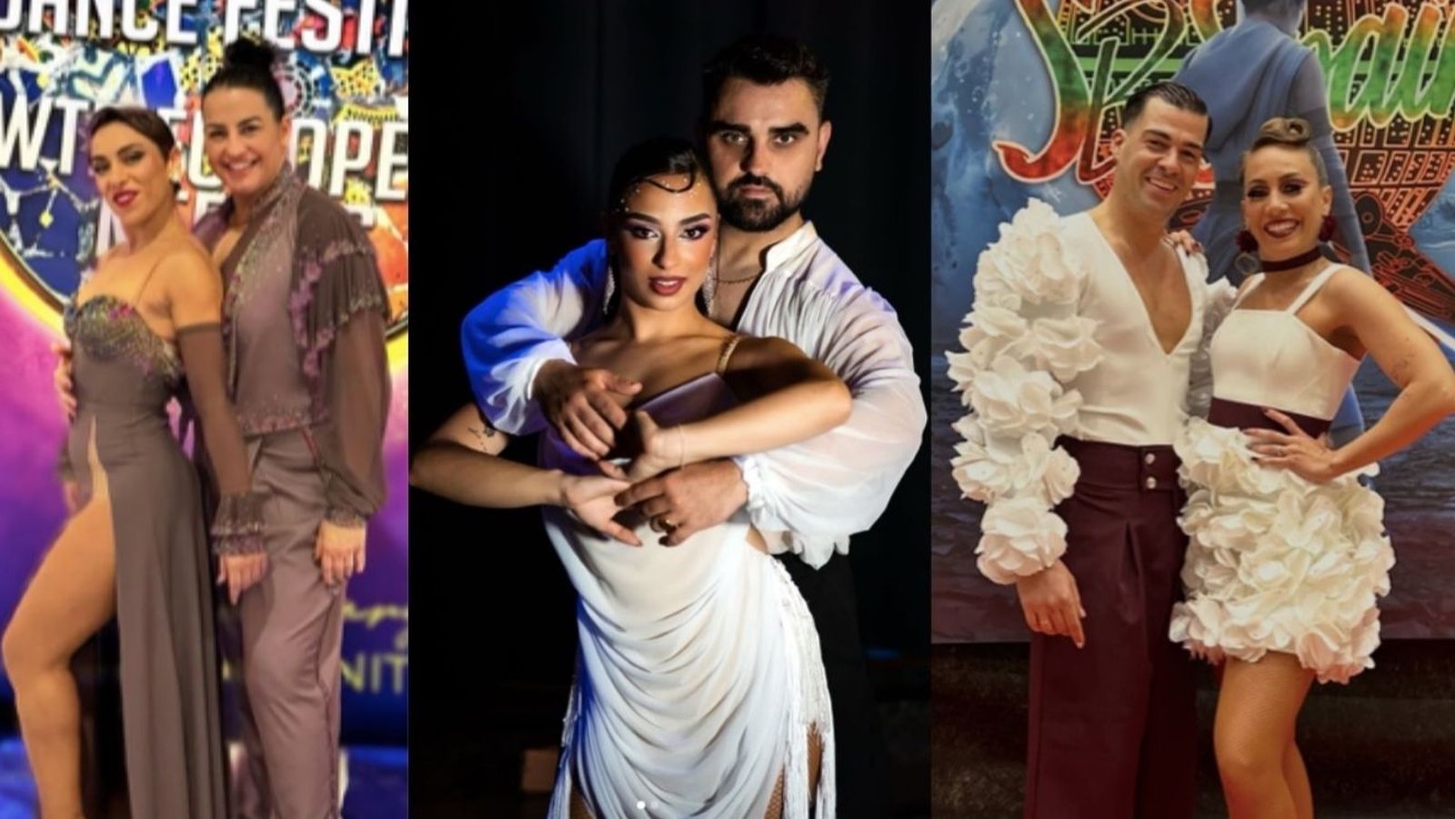 Irena y Noelia, Oleg y Elena y Manuel y Marina, algunas de las parejas profesionales que participarán en el Rumbón.