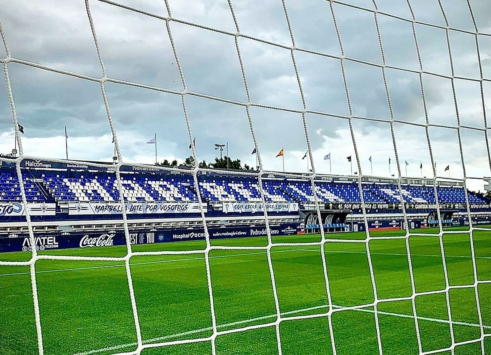 Una imagen del Municipal Antonio Lorenzo Cuevas, feudo del Marbella FC.