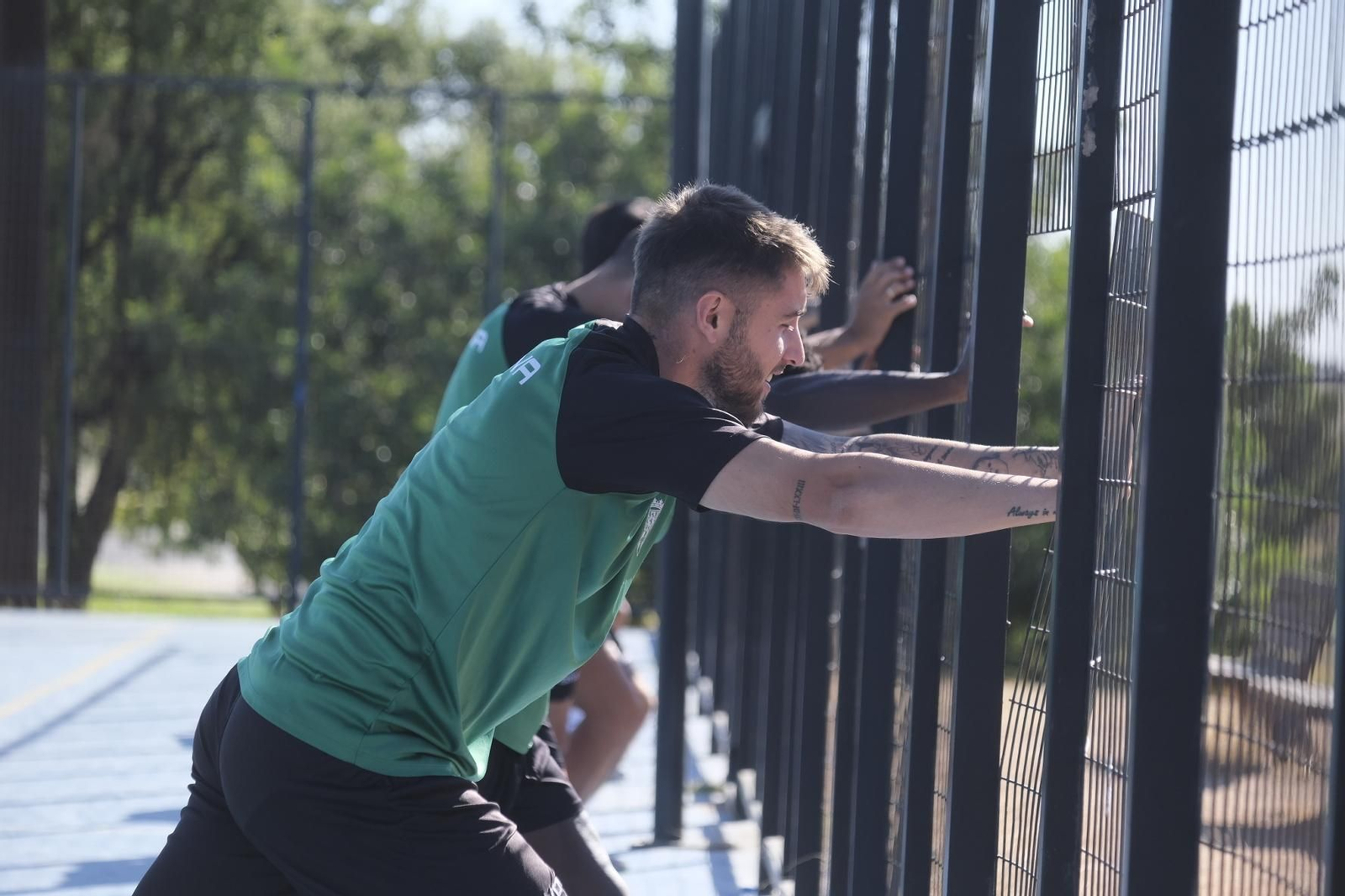 El entrenamiento del Córdoba CF en el parque de la Asomadilla, en imágenes