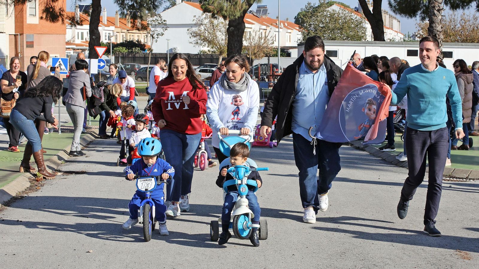 Carrera infantil a beneficio del pequeño Martín