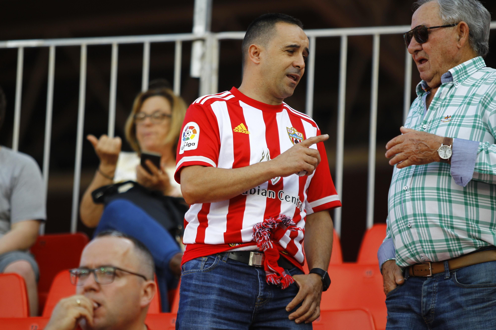 Imágenes del partido U.D. Almería-Real Valladolid C.F.