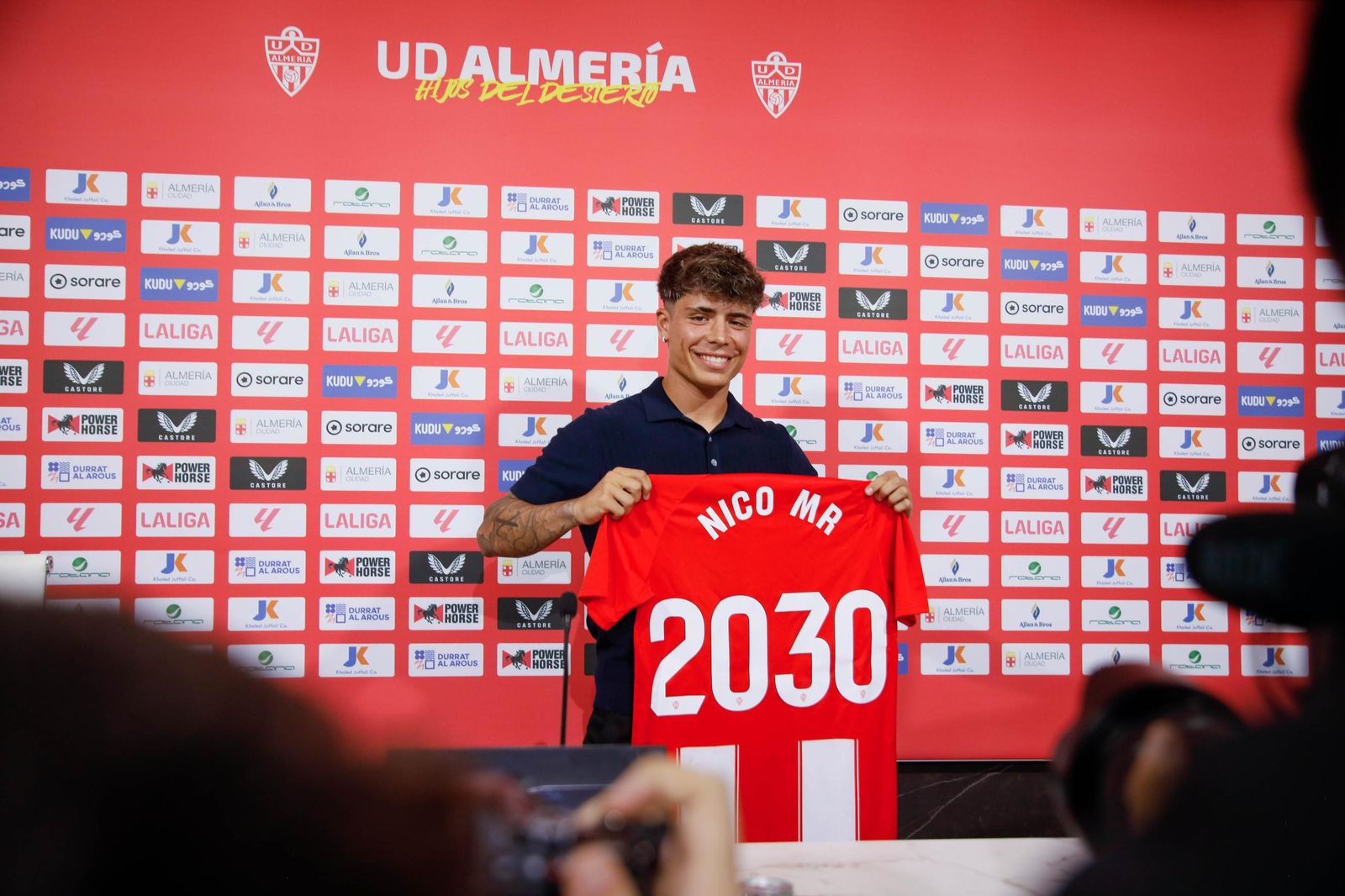 Presentación de Nico Melamed como nuevo jugador de la UDA, en imágenes