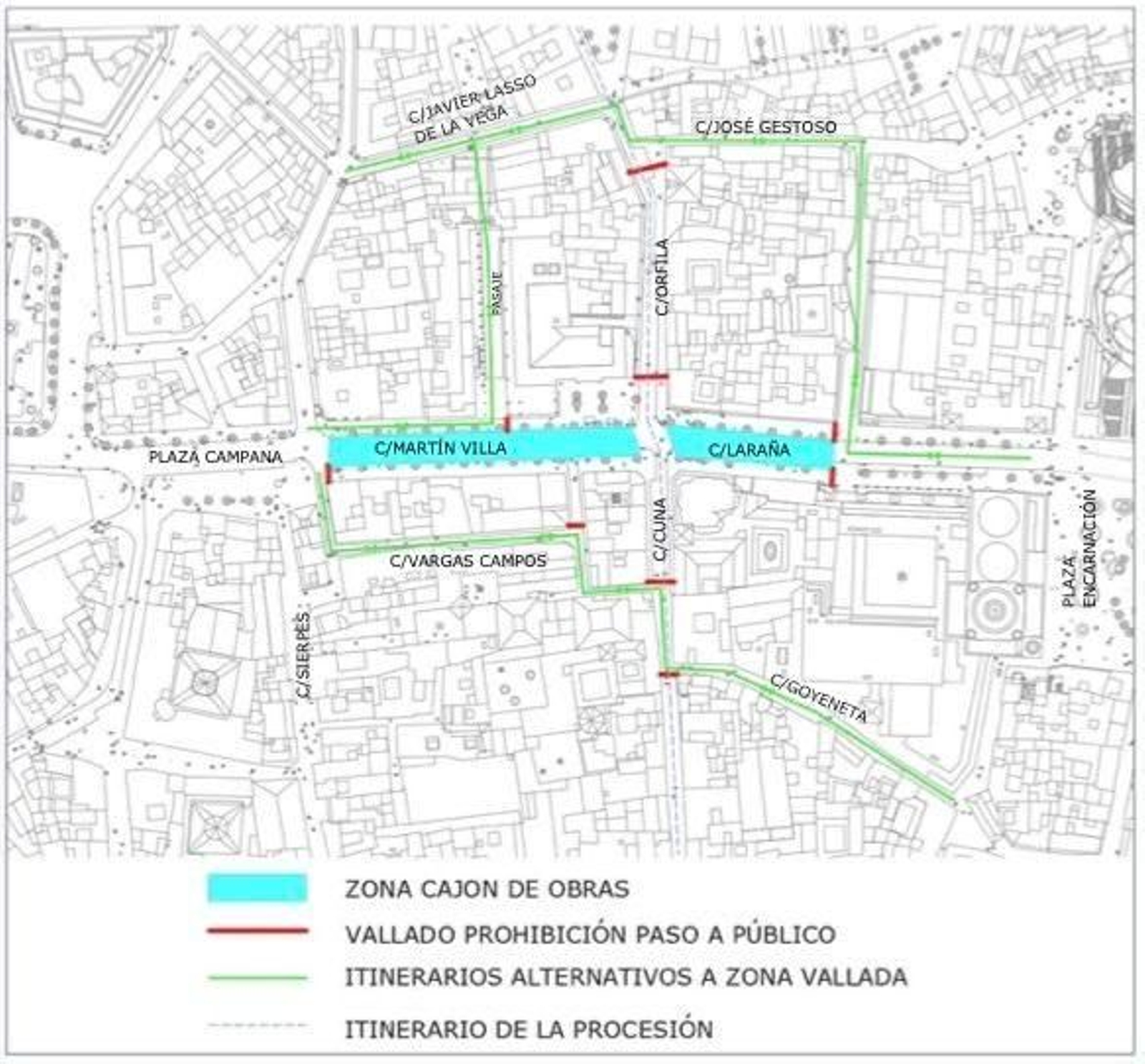 Plano informativo acerca de vías de evacuación