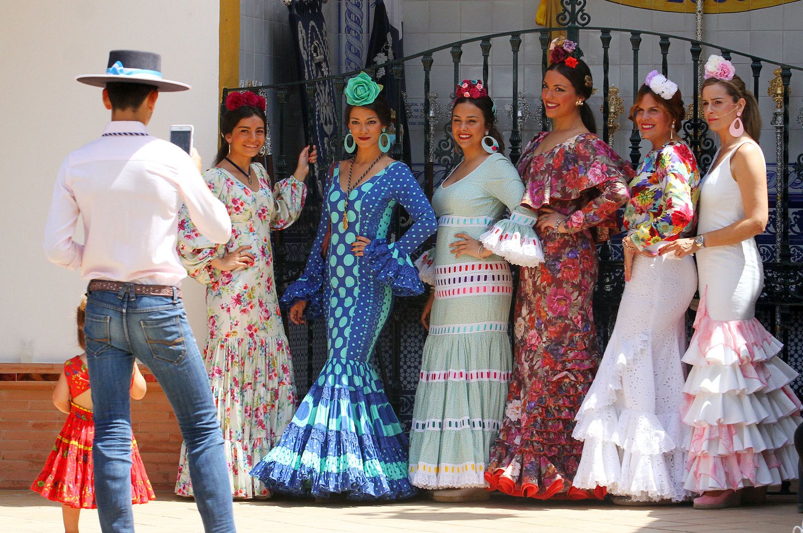 Ambiente en la aldea del Rocío.