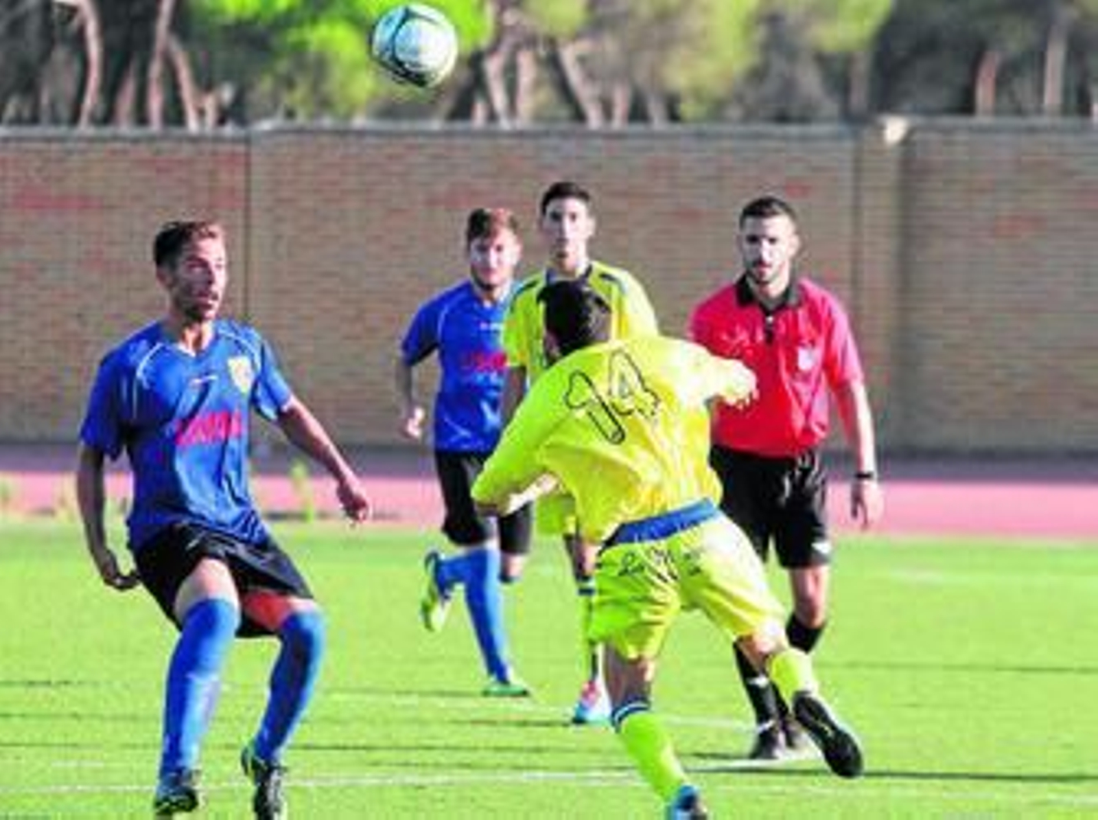 Instante de un encuentro entre Aljaraque e Isla Cristina. Instante de un encuentro entre Aljaraque e Isla Cristina.