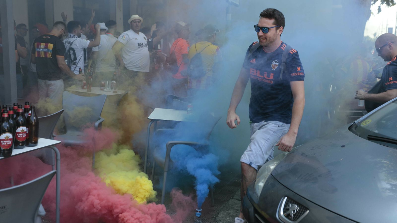 Espectaculares imágenes de la afición del Valencia