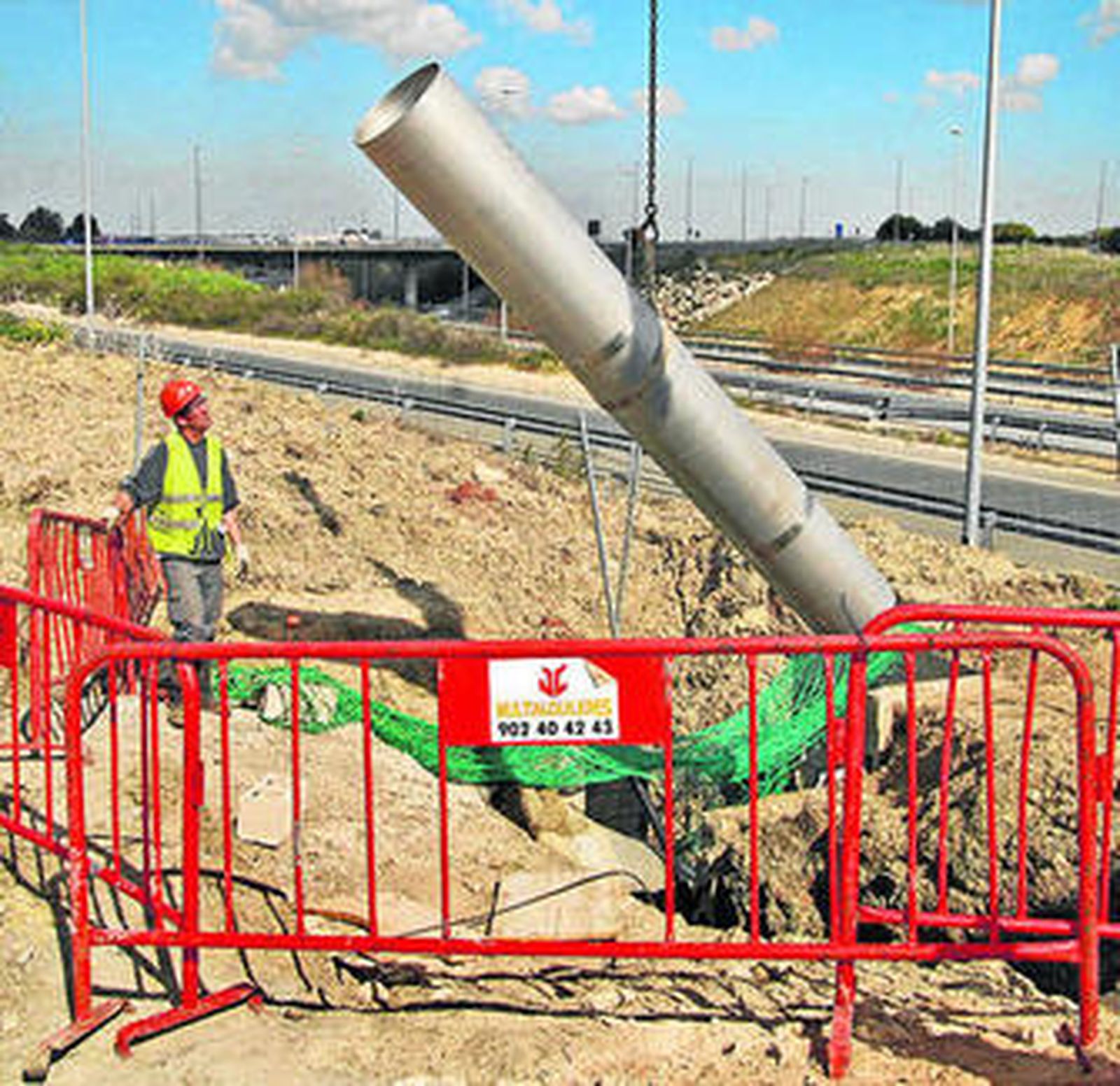 Actuaciones que se están llevando a cabo en la zona.