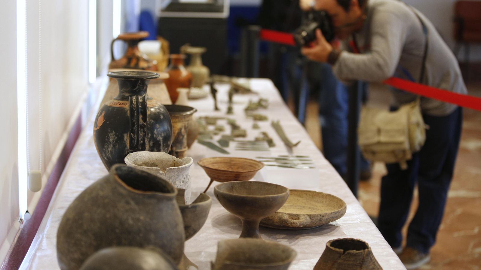 Piezas entregadas al Museo por parte de la Policía.