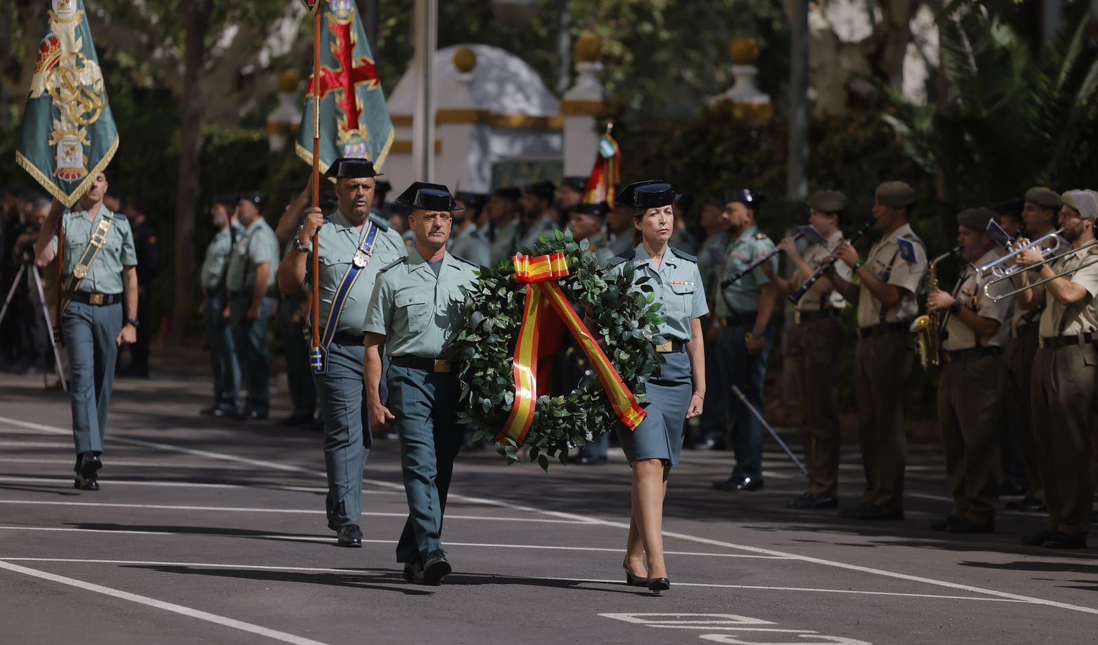 Las fotos de la despedida del  jefe de la IV Zona de la Guardia Civil, Alfonso Rodríguez Castillo
