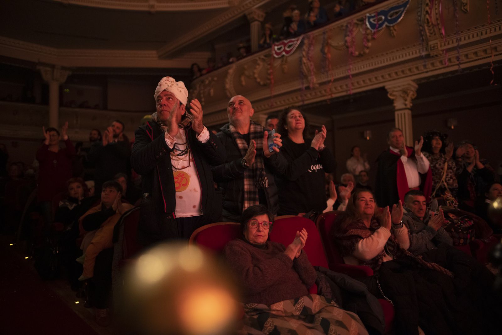 Ambiente en la final  del Carnaval Colombino