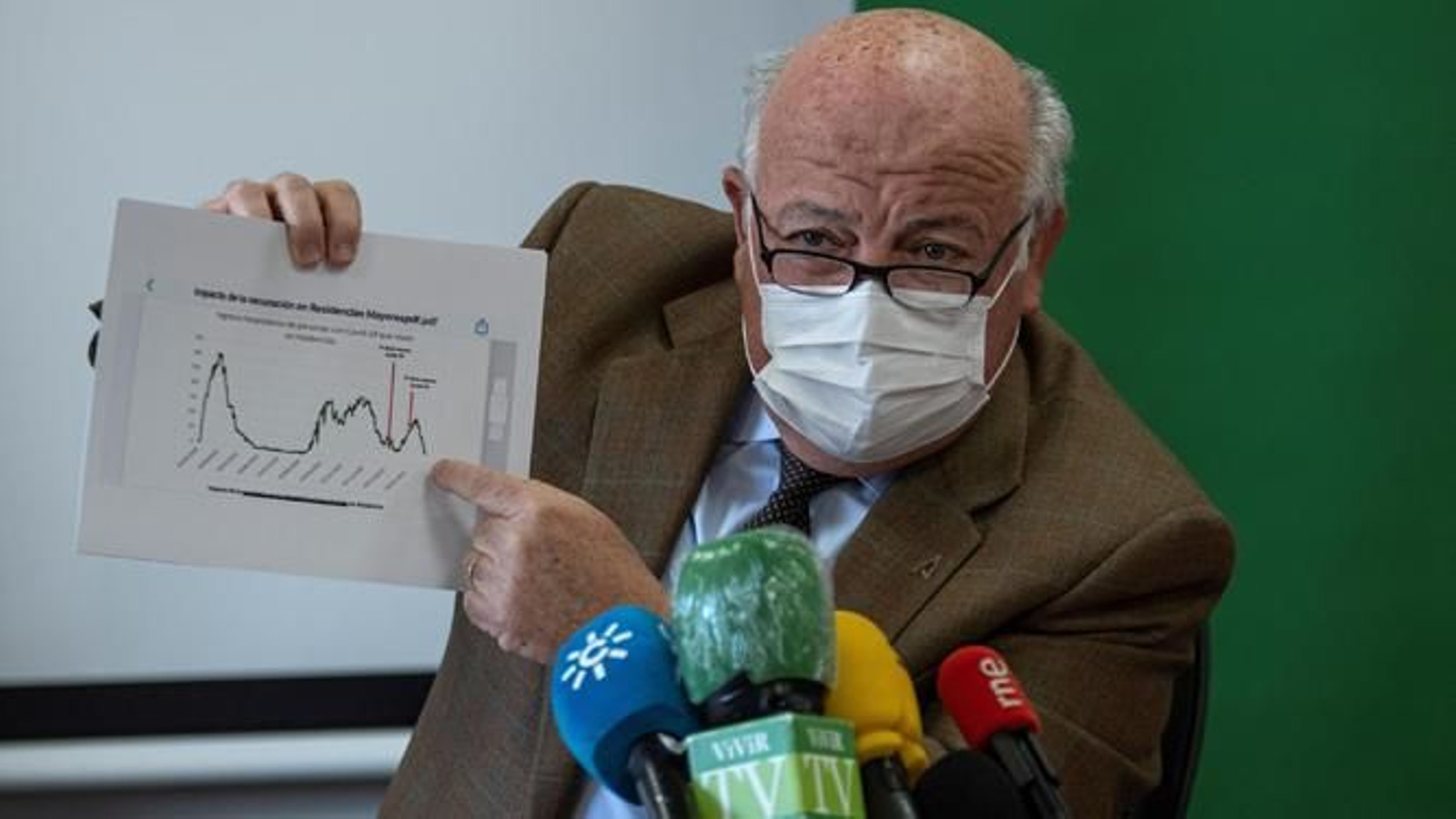 El consejero de Salud y Familias, Jesús Aguirre.