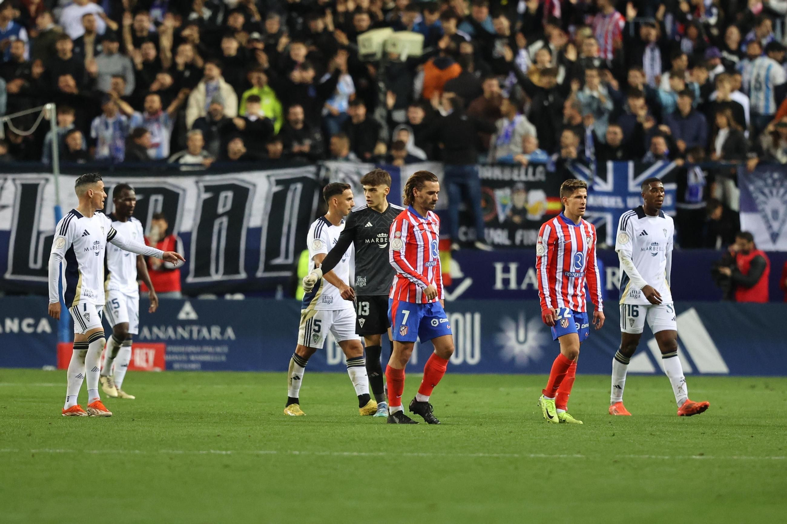 El Marbella-Atlético de Madrid, en fotos