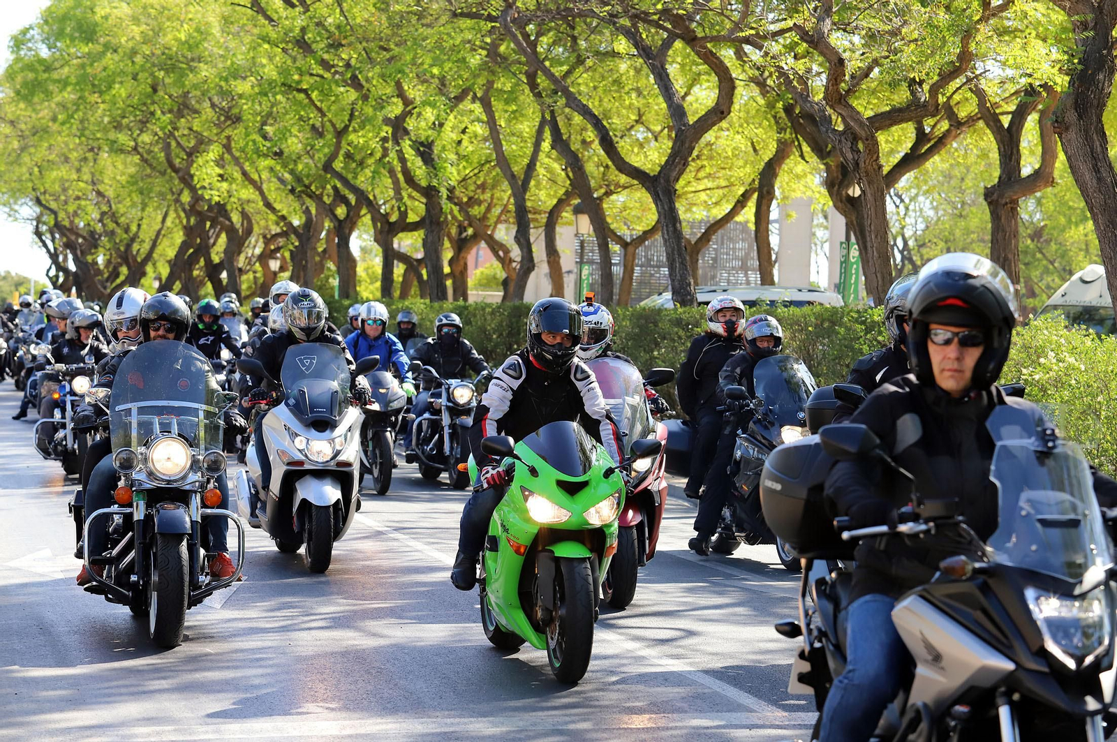 Imágenes de la III Ruta Moto-Solidaria organizada por CSIF