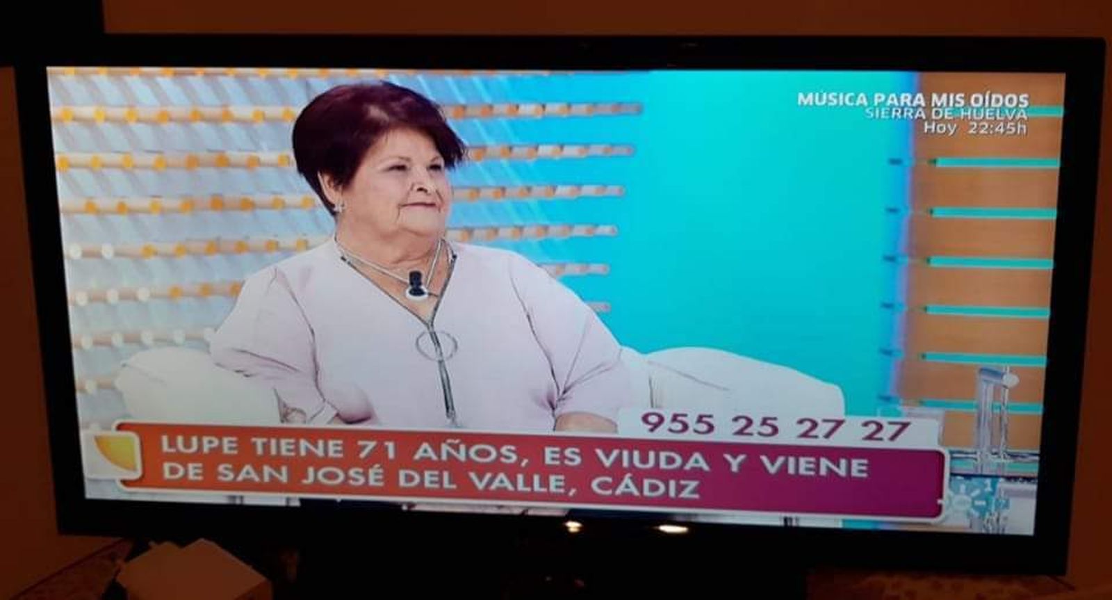Lupe, vecina de San José del Valle, busca el amor en el programa de Juan y Medio.