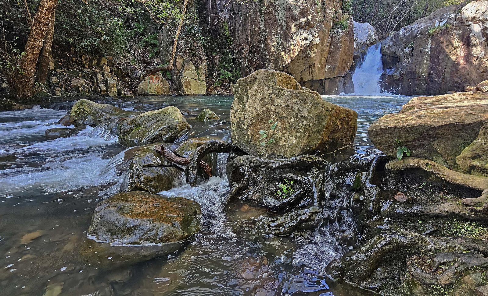 Fotos del río de la Miel tras las borrascas de marzo