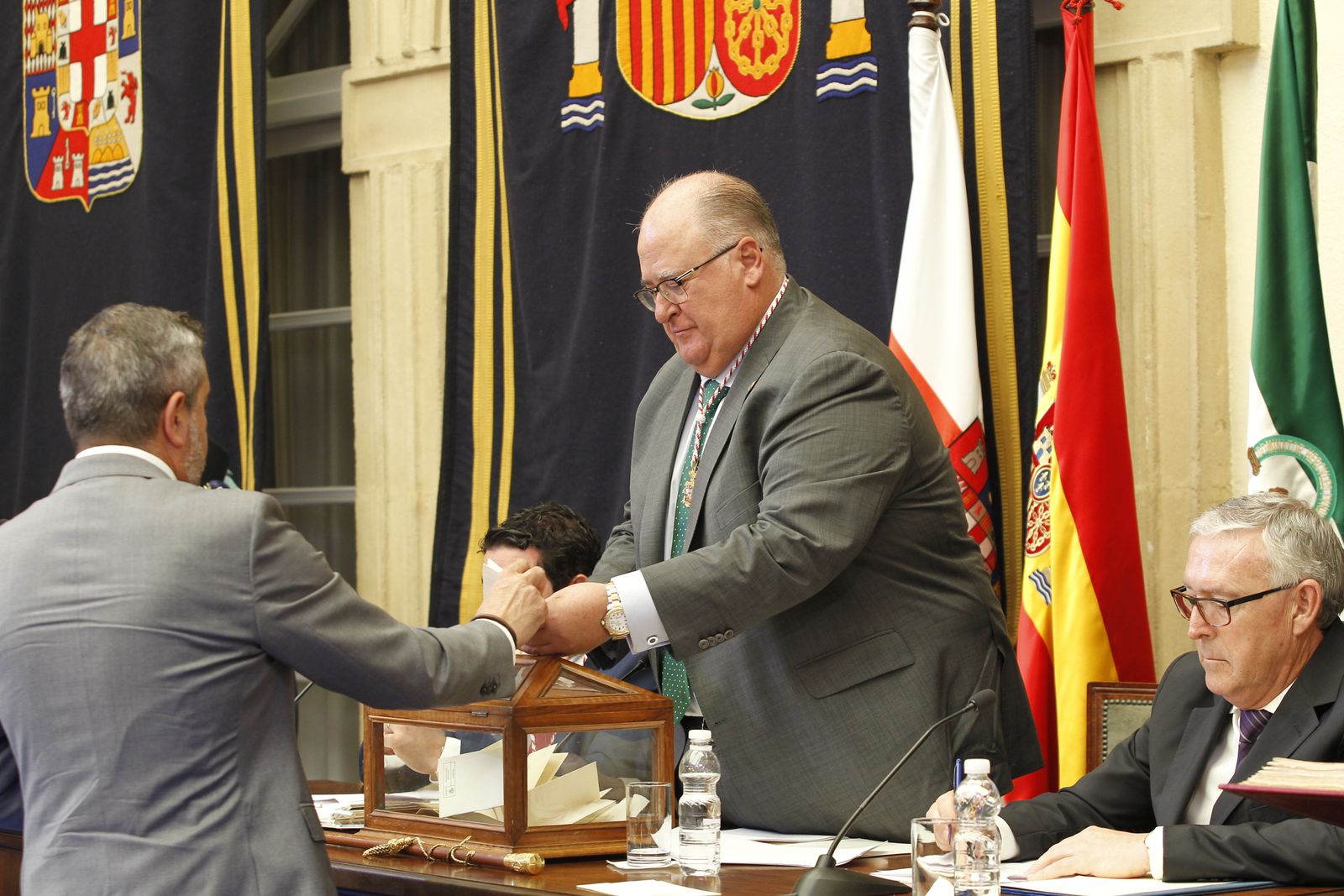 Pleno investidura Presidente Diputación de Almería. Javier Aureliano García