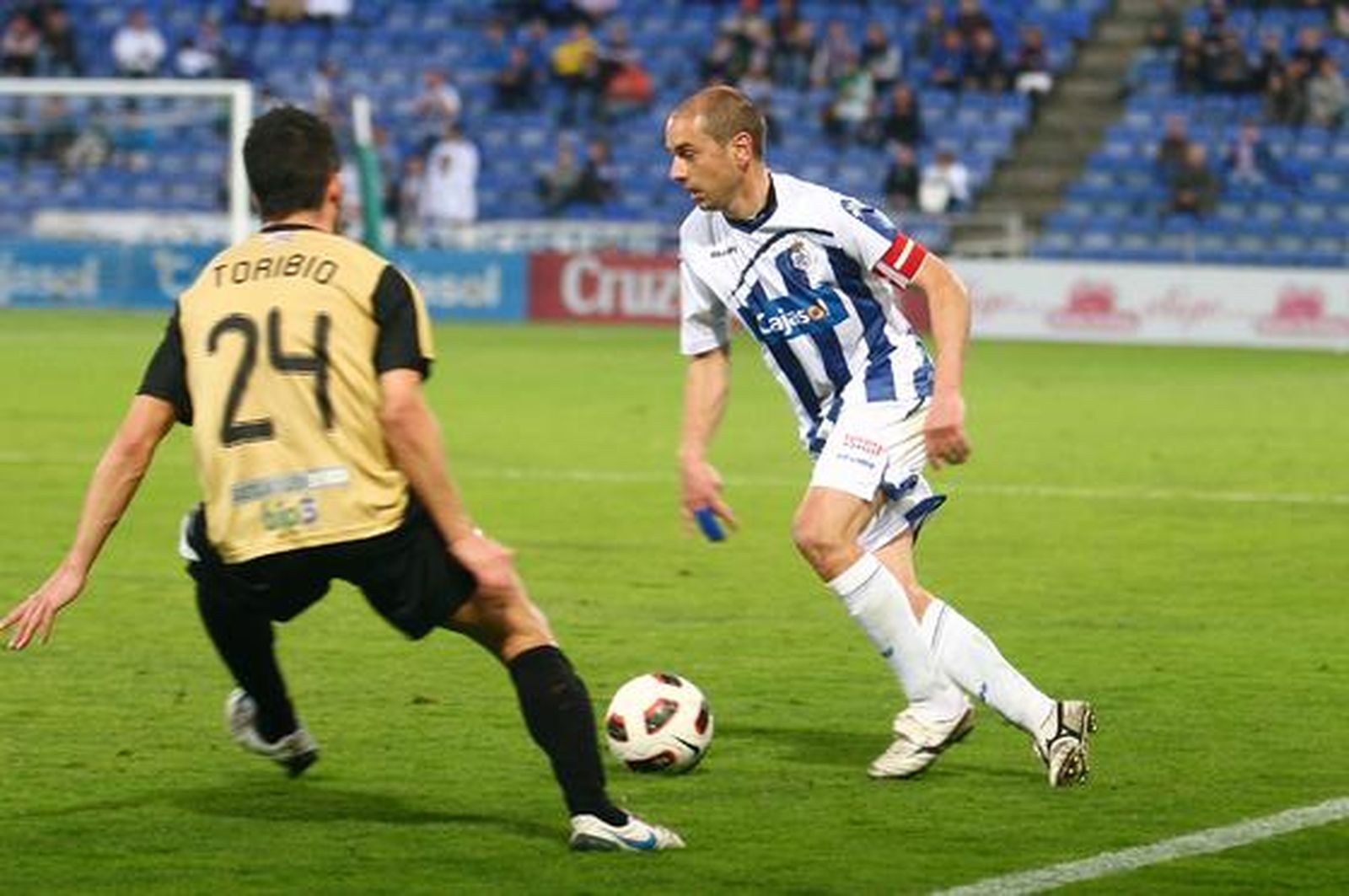 El Recreativo se atasca en casa ante la Ponferradina (1-1). / Alberto Rodríguez