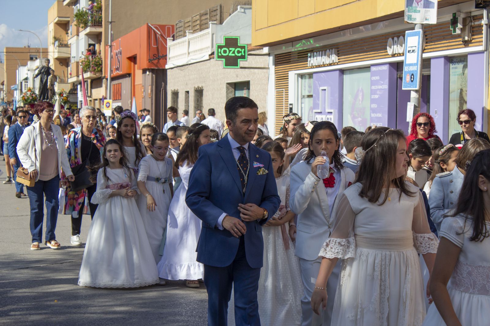 Fotos de la procesión de María Auxiliadora en La Línea de la Concepción