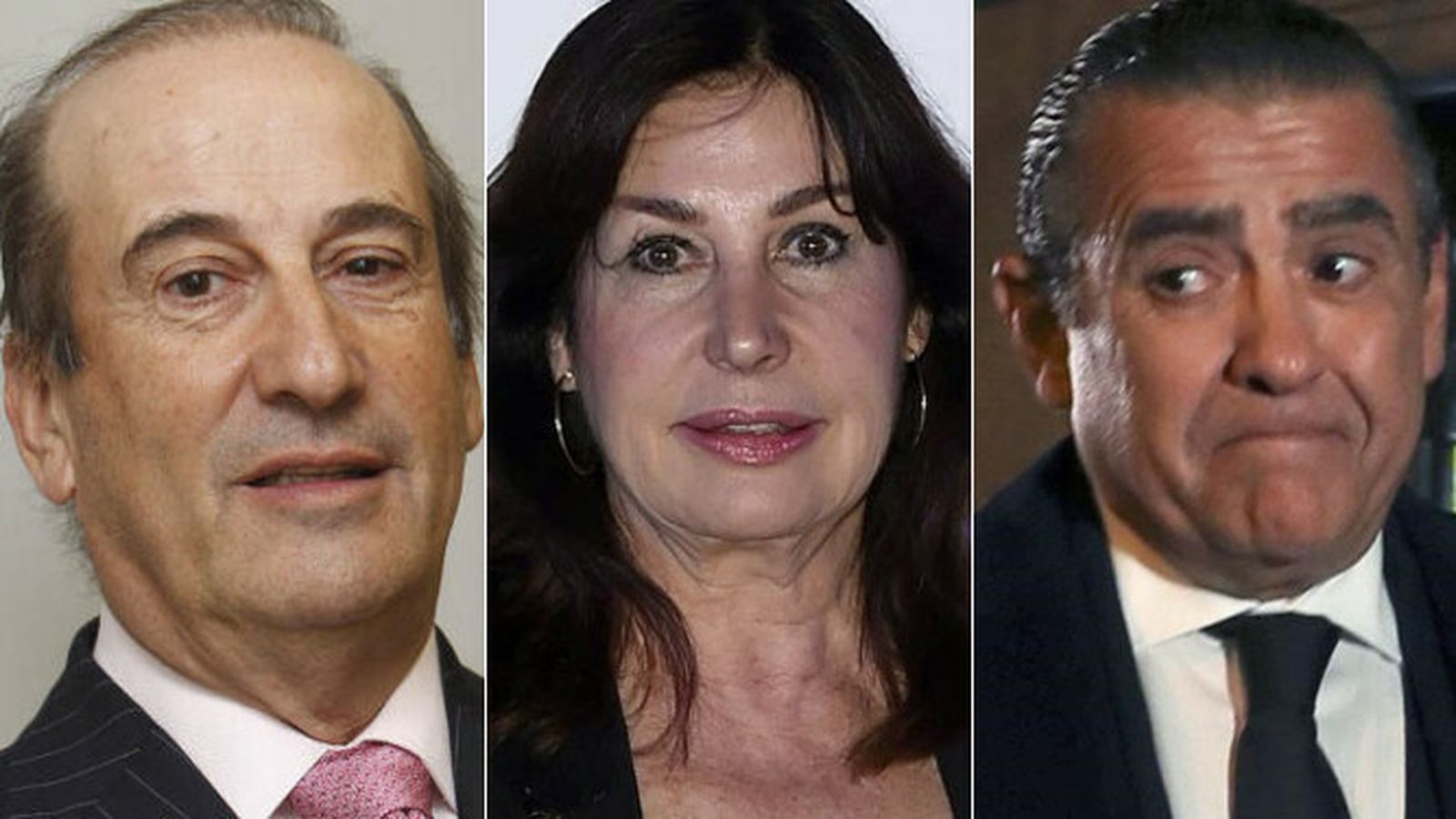 Francisco, Carmen y Jaime, tres de los nietos del dictador Francisco Franco.