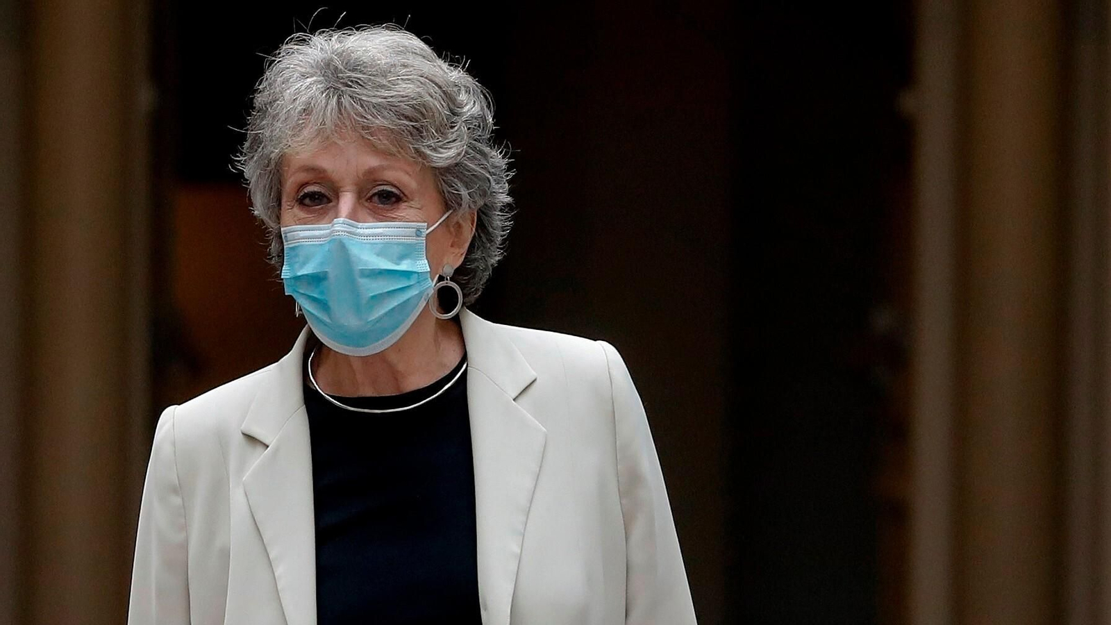 La administradora de RTVE al llegar hoy al Senado