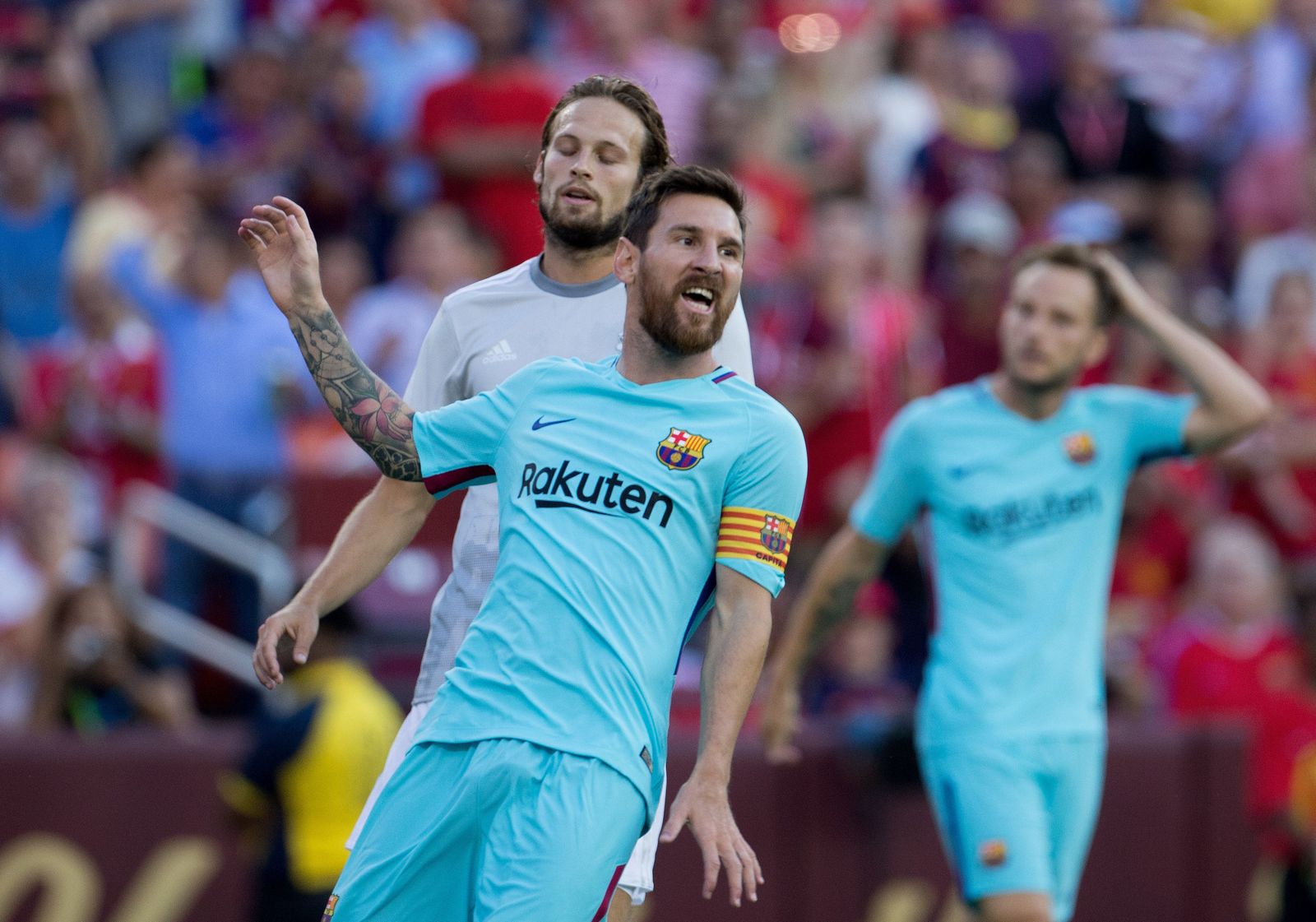 Imágenes del encuentro entre el Barcelona y el Manchester United