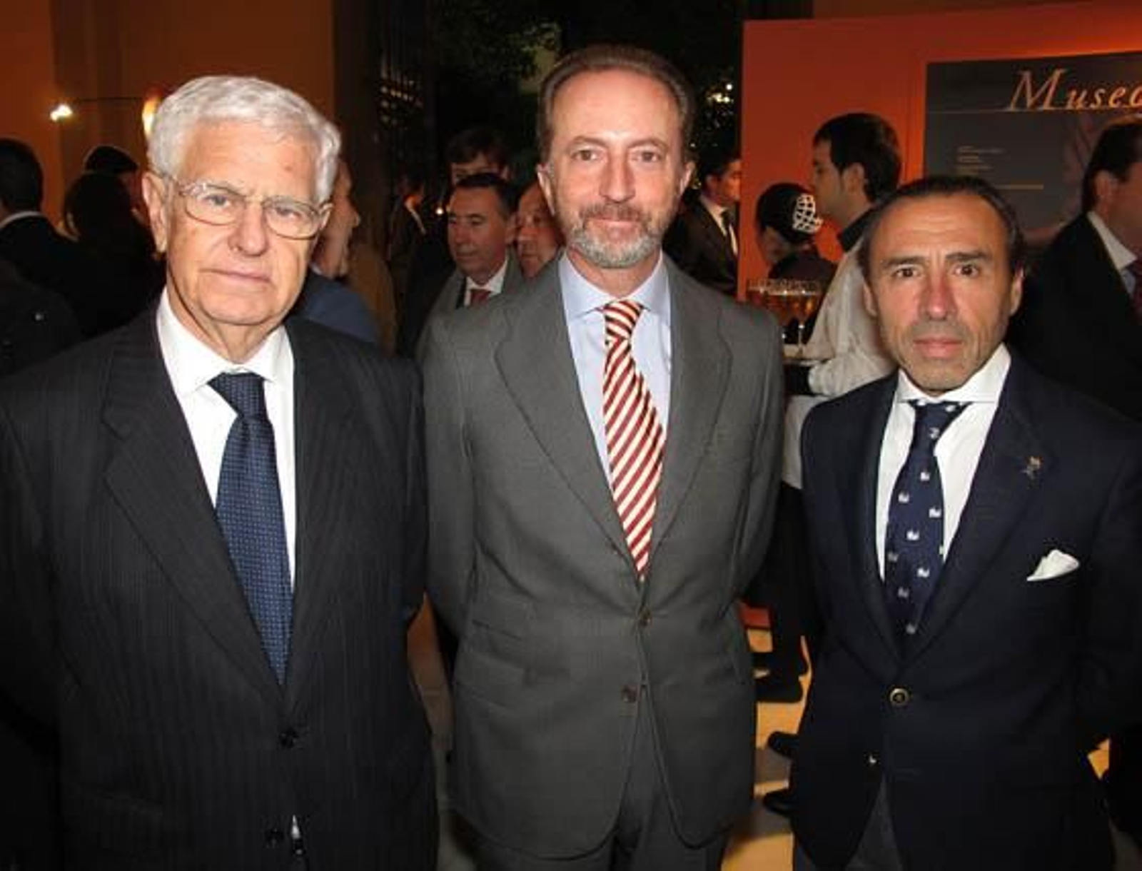 José Luis Sánchez Domínguez, presidente de Sando; Rodrigo Charlo, presidente de Bogaris, y Chus García, de Gar&Cía.

Foto: Victoria Ramírez