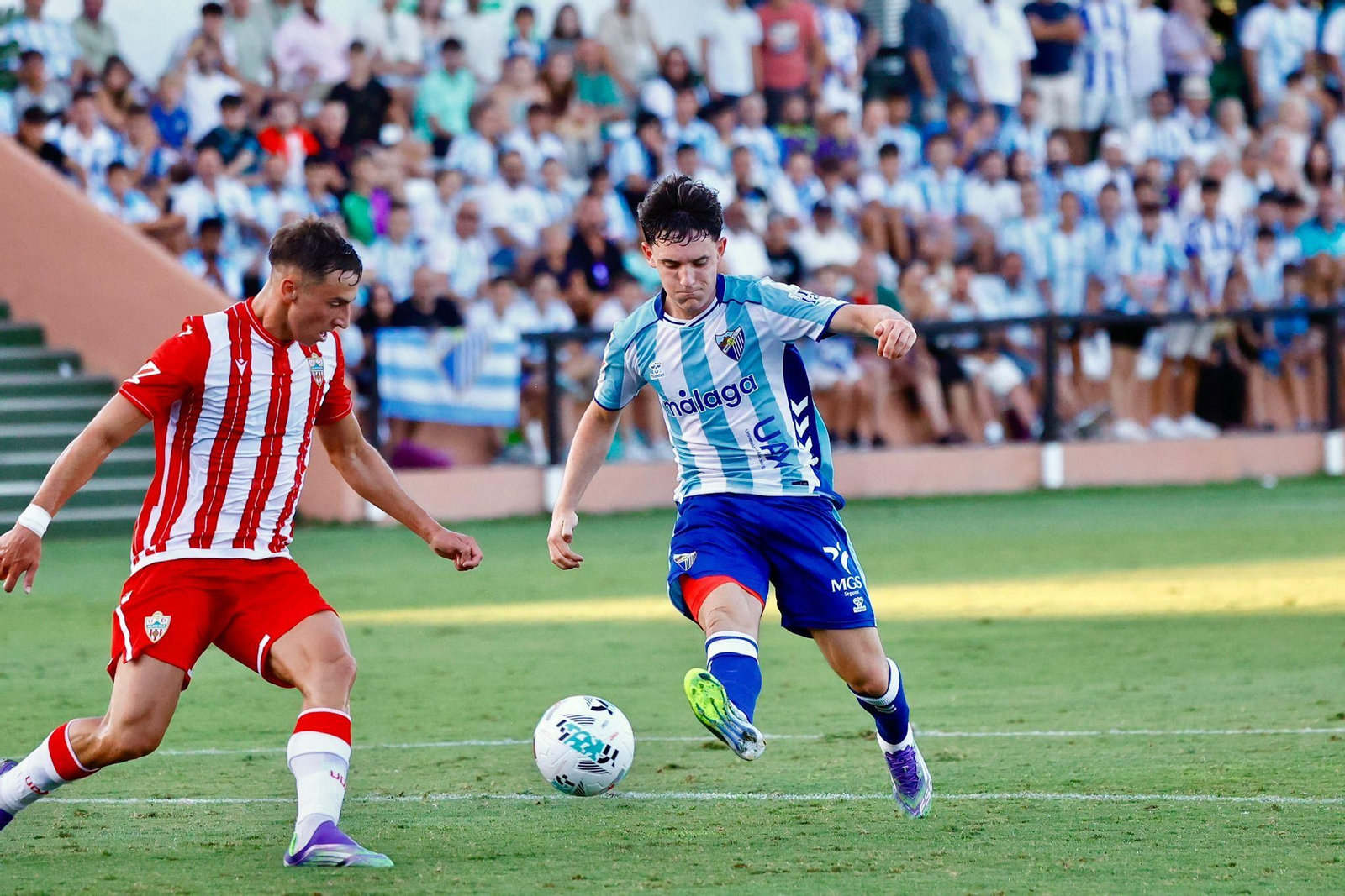 Almería-Málaga CF, en fotos